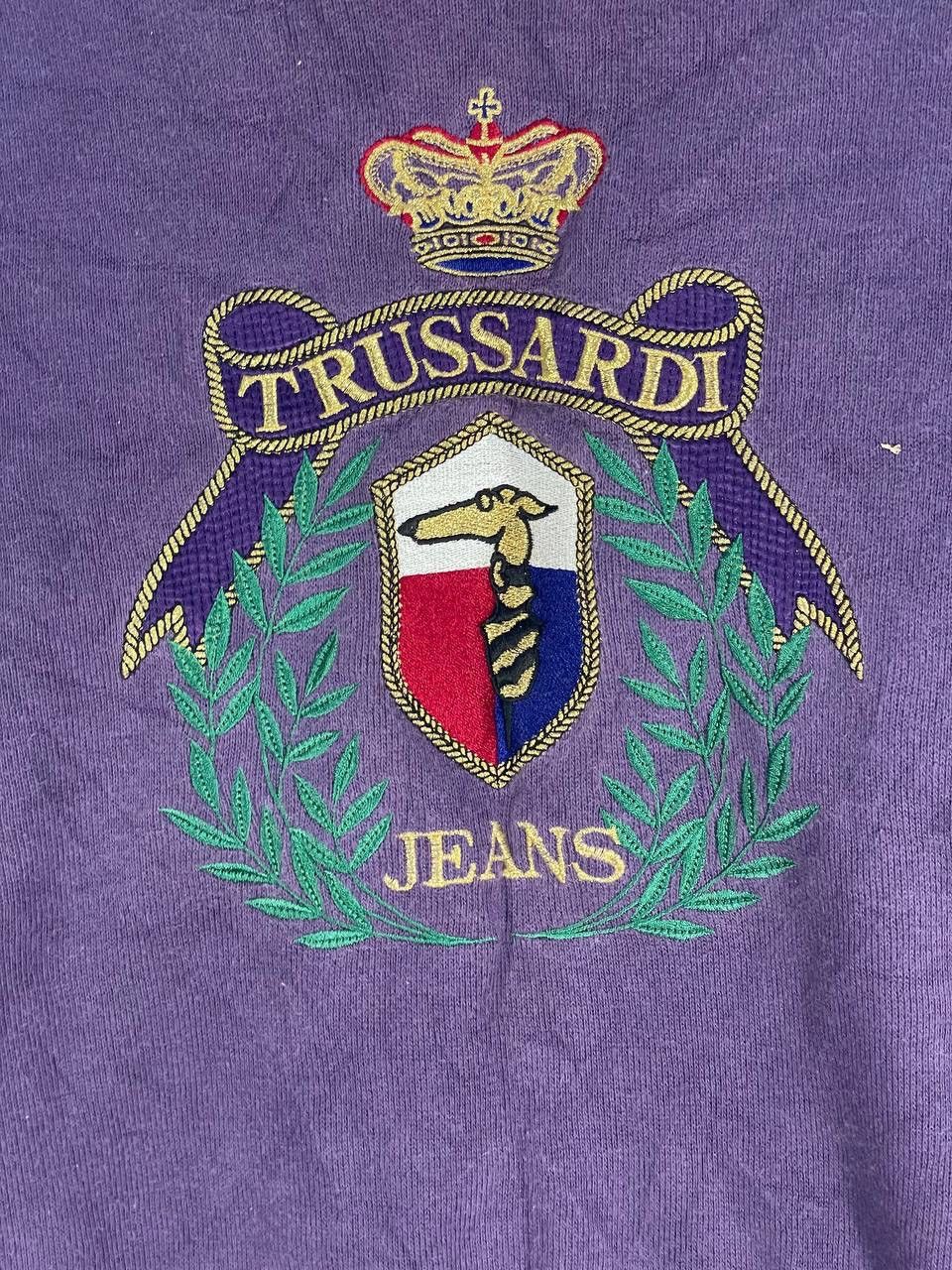 Trussardi Vintage trussadi animal dog habitat sweatshirt jumper size L Size US L / EU 52-54 / 3 - 5 Thumbnail