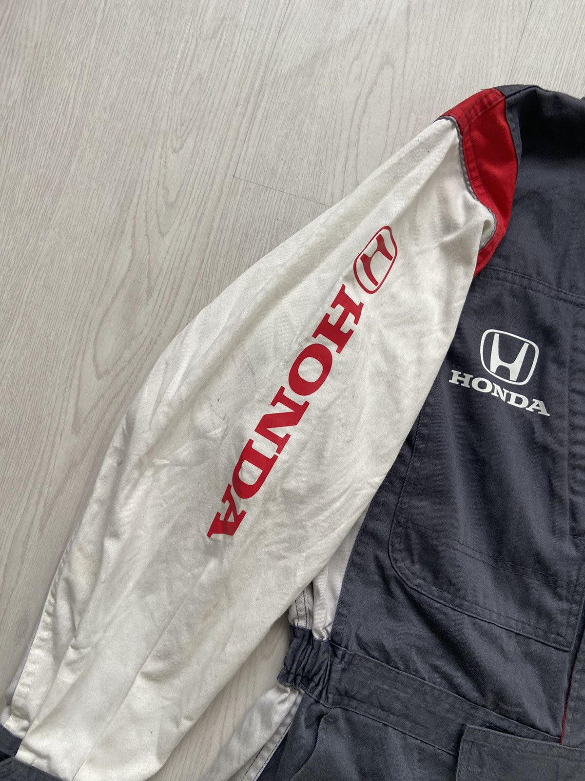 Honda × Sports Specialties Vintage 1990’s Honda Racing Service Man Coverall Size US 34 / EU 50 - 4 Thumbnail