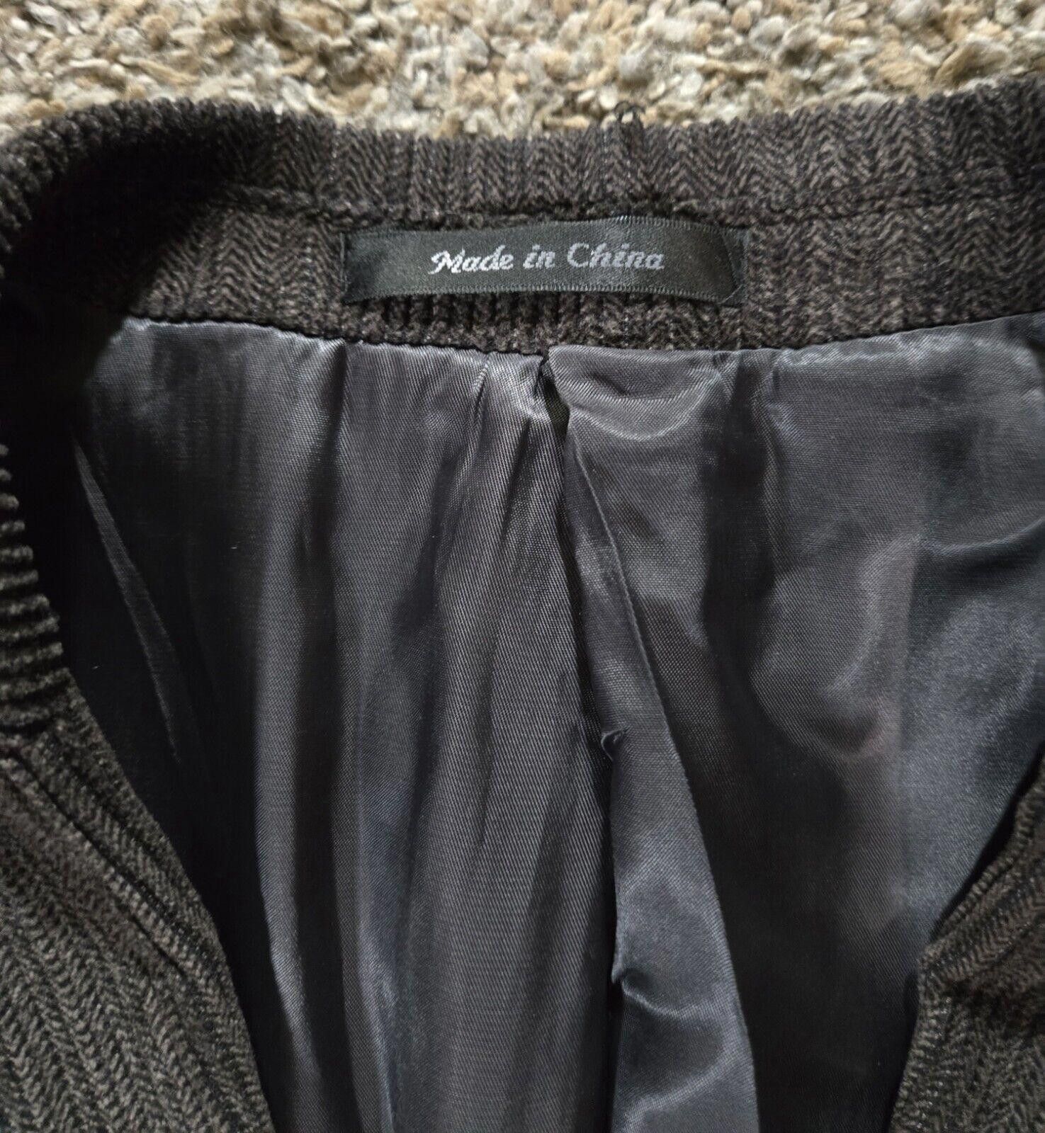 Chaps Chaps Two-Button Black Blazer Corduroy Jacket Sz 44L HR Size 38R - 2 Thumbnail
