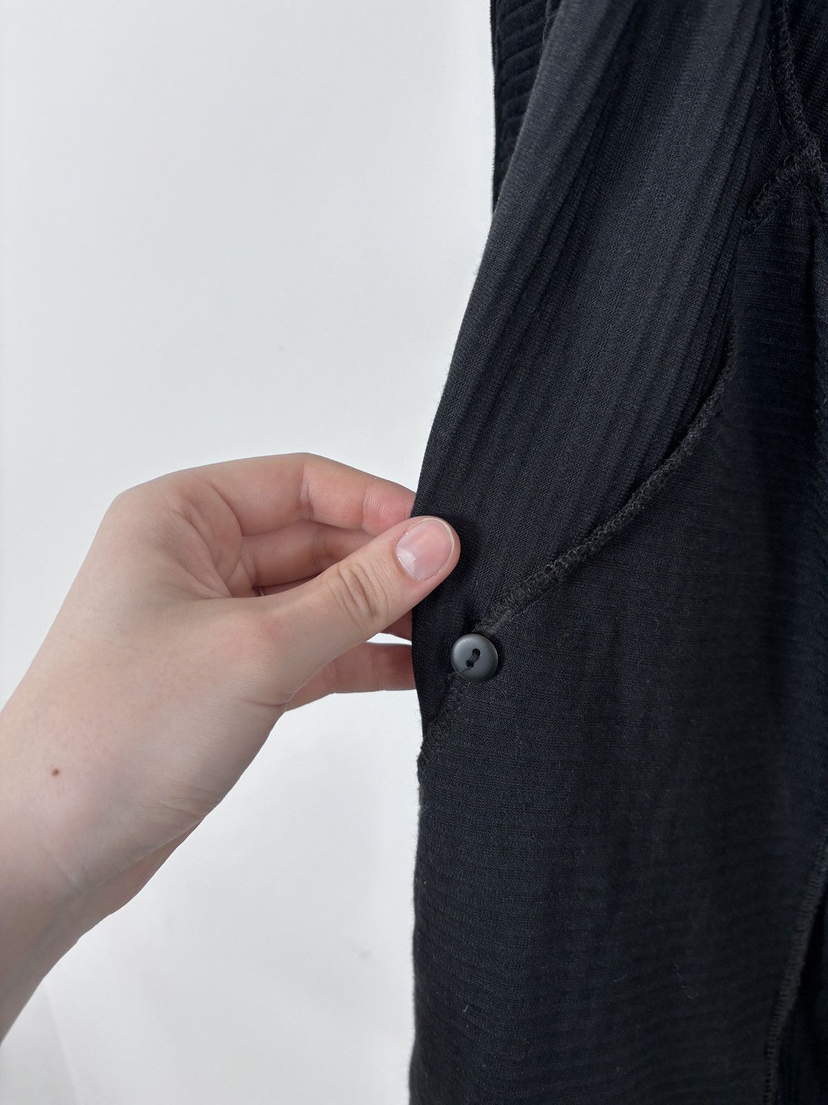 Gudrun Sjoden Gudrun Sjoden Women’s Black Velour Knit Cardigan Sweater Size M / US 6-8 / IT 42-44 - 19 Thumbnail