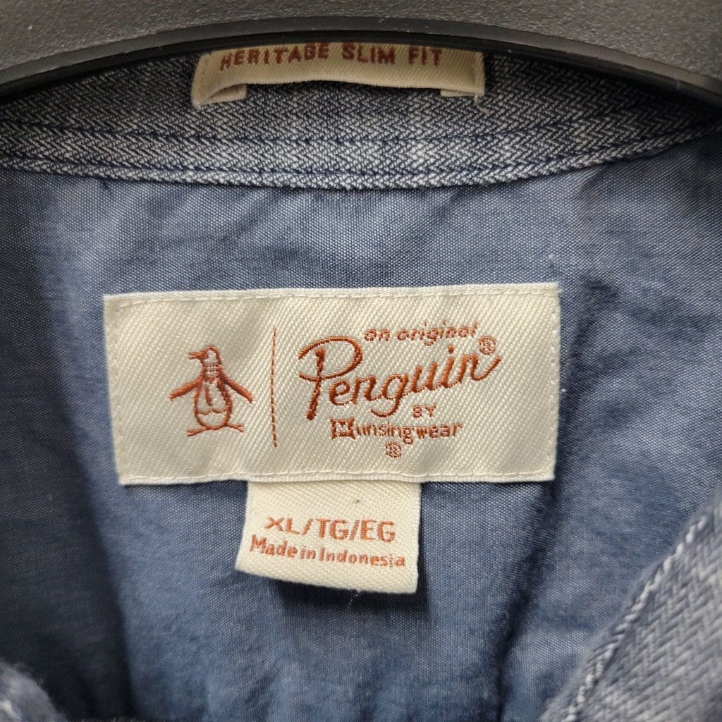 Original Penguin Penguin Heritage Slim-Fit Short Sleeves Shirt Size XL Men's Size US XL / EU 56 / 4 - 8 Thumbnail