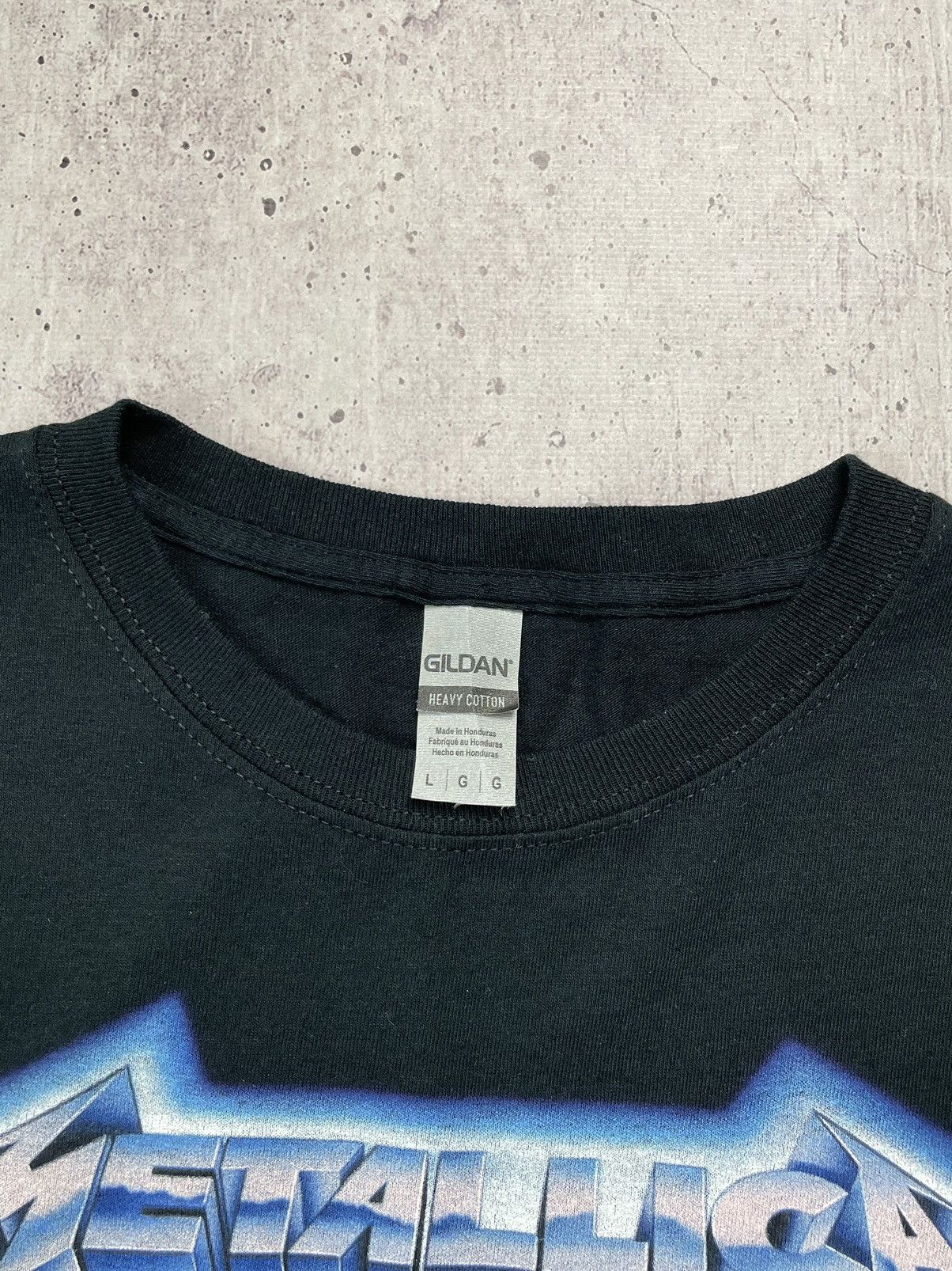 Band Tees × Metallica × Vintage Vintage Metallica Ride The Lightning 2017 T- Shirt Y2K Size US L / EU 52-54 / 3 - 6 Thumbnail