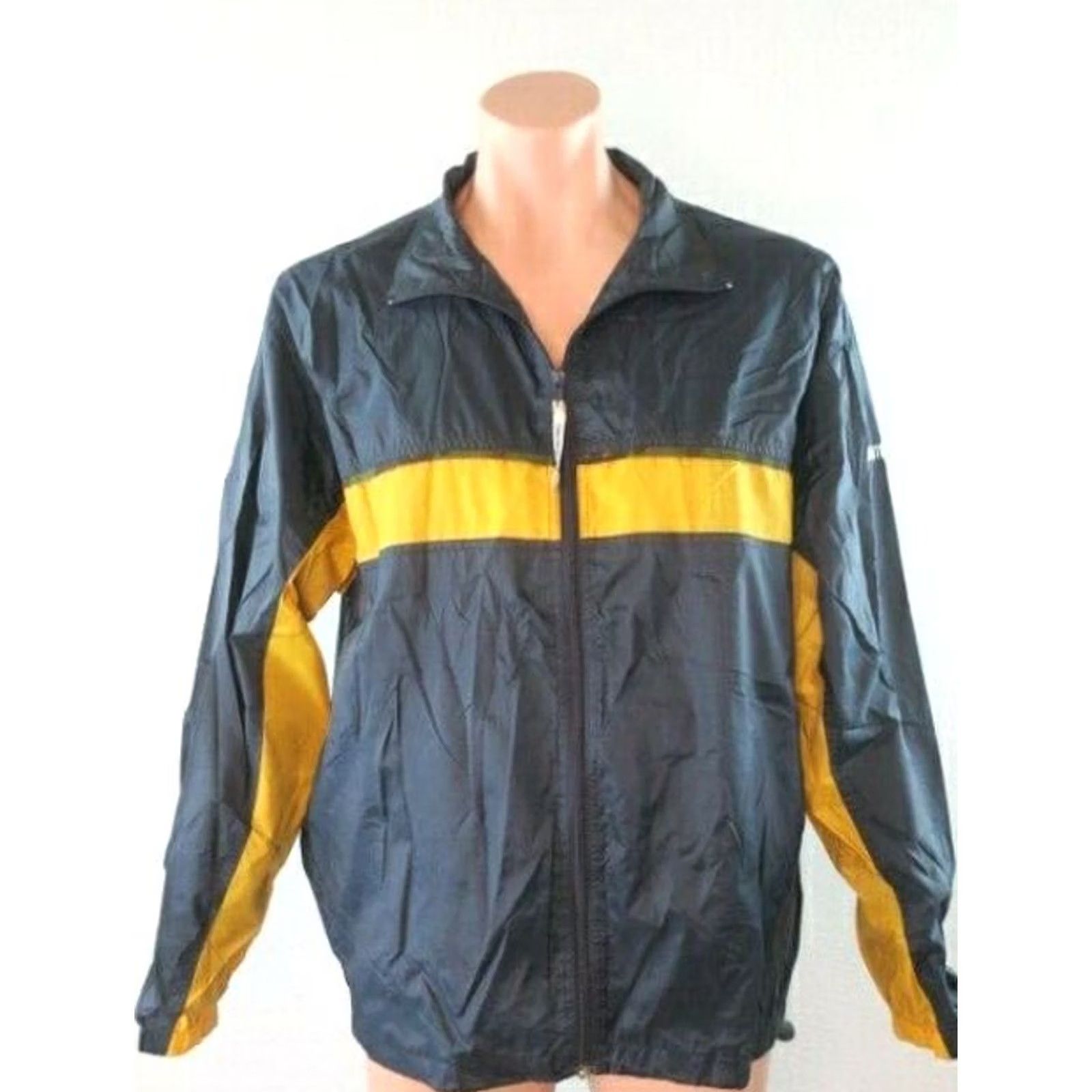 Vintage VINTAGE Counter Culture Windbreaker Jacket XL Blue 90s Skate Surf Zip Mens Dark Blue Size US XL / EU 56 / 4 - 5 Thumbnail