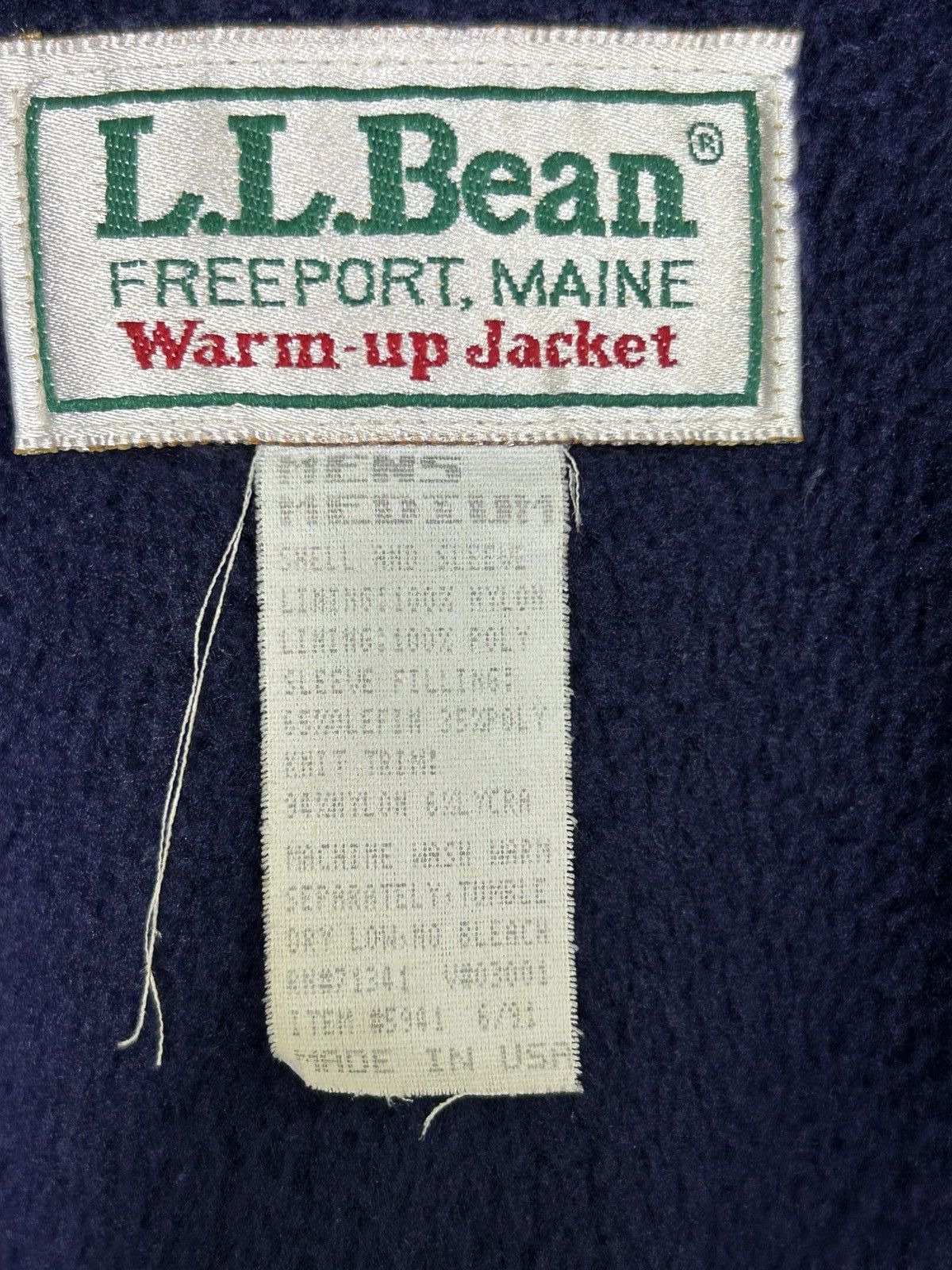 L.L. Bean Vintage LL.Bean Warm up Bomber Jacket Size US M / EU 48-50 / 2 - 13 Thumbnail