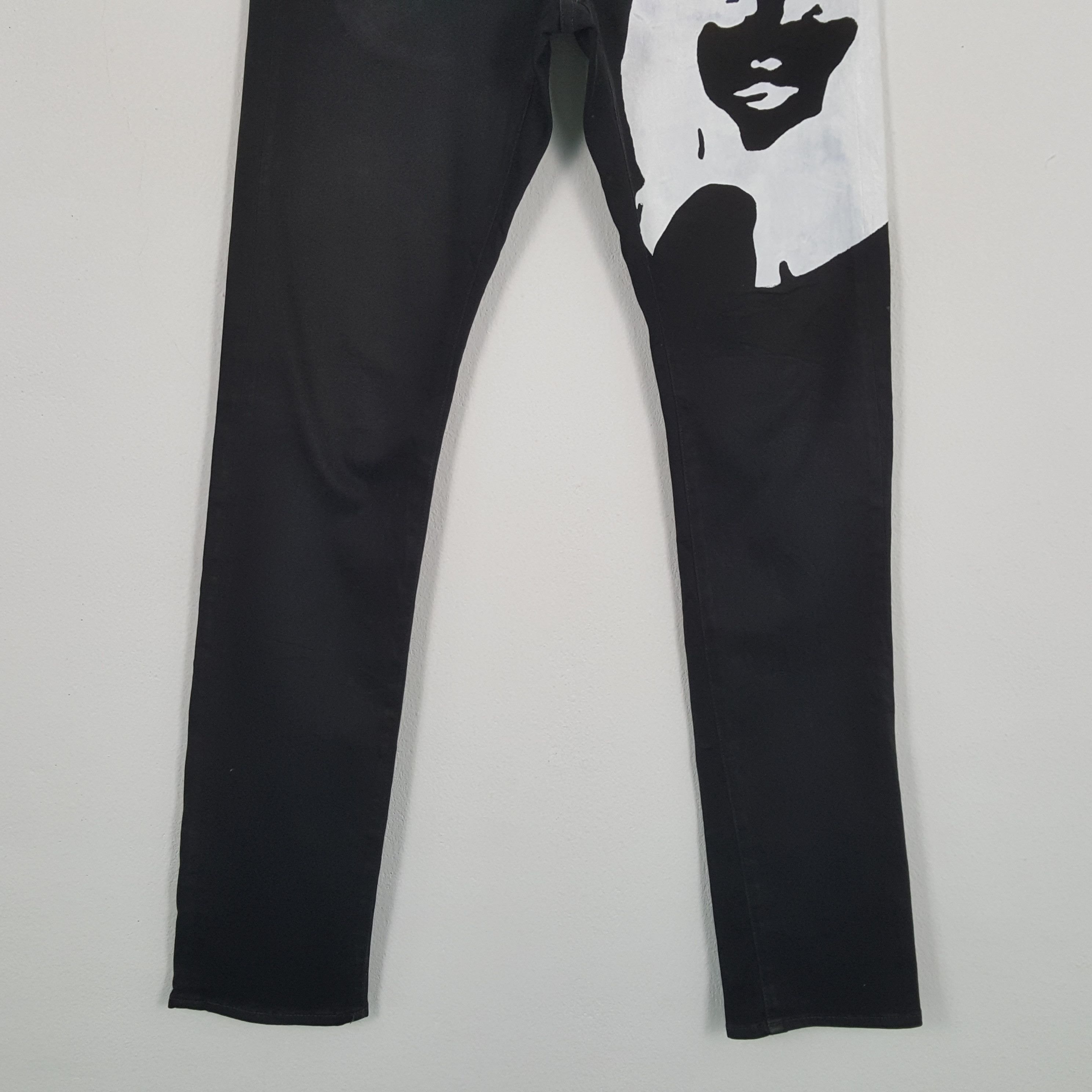 Hysteric Glamour × Japanese Brand × Vintage HYSTERIC GLAMOUR Japanese Brand Custom Art Jeans Size 31" - 3 Thumbnail