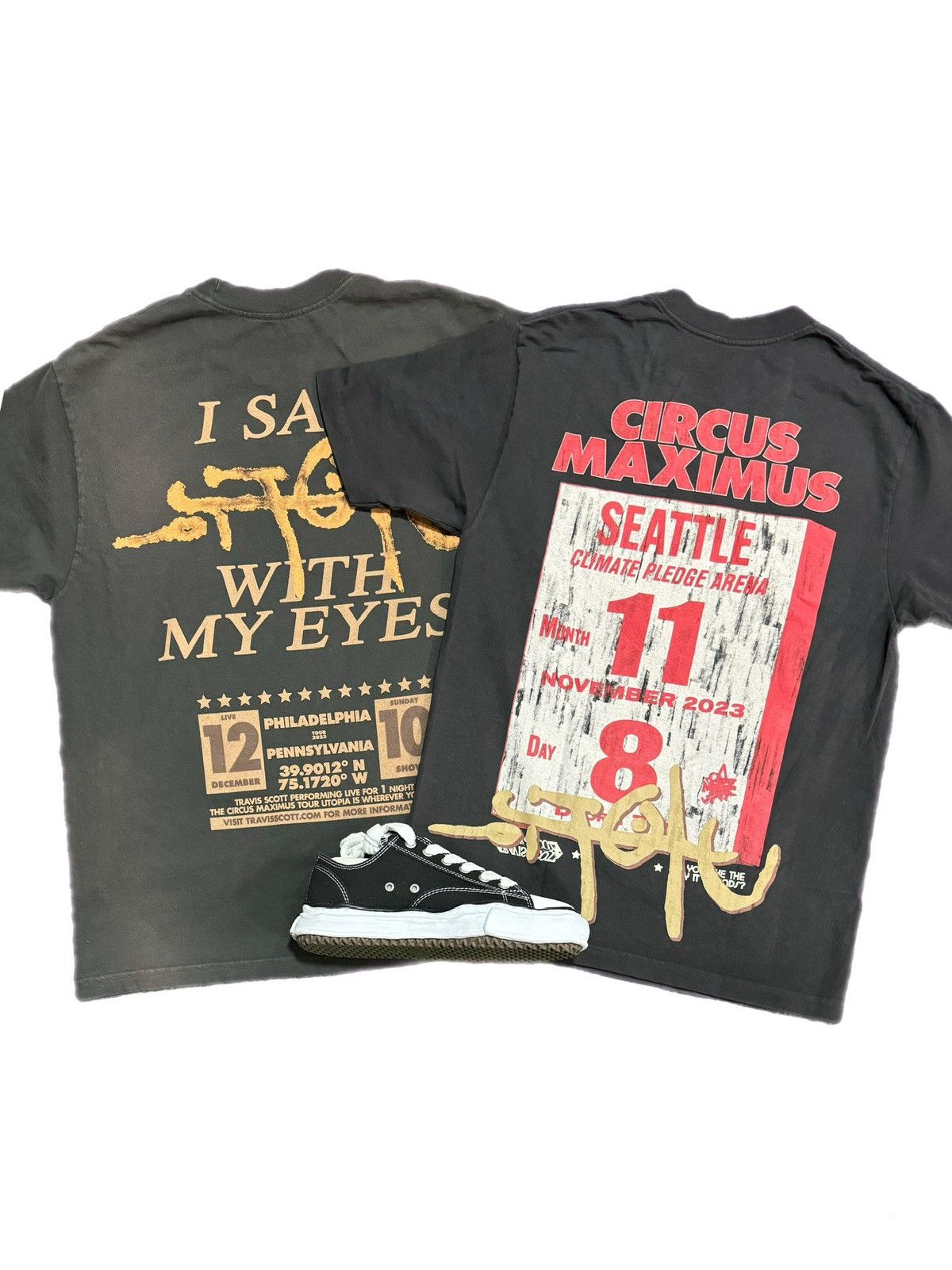 Travis Scott Travis Scott Utopia Philly Tour T-shirt | Grailed