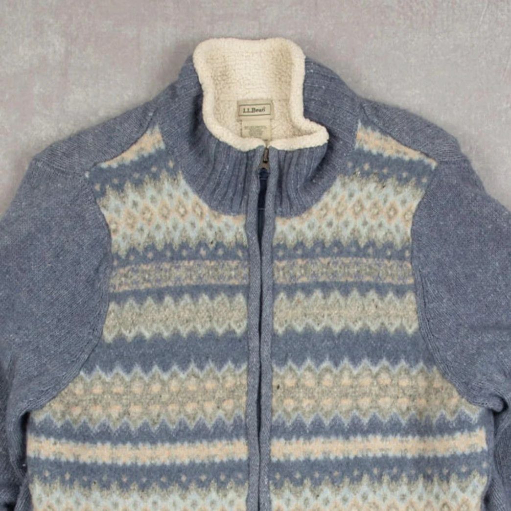 Vintage VINTAGE L.L.Bean Cardigan Size L / US 10 / IT 46 - 3 Thumbnail