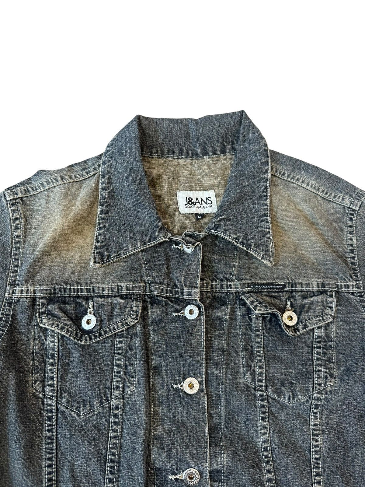 Dolce & Gabbana Dolce & Gabbana D&G Jeans Ladies Denim Jacket Large XL Size XL / US 12-14 / IT 48-50 - 8 Thumbnail