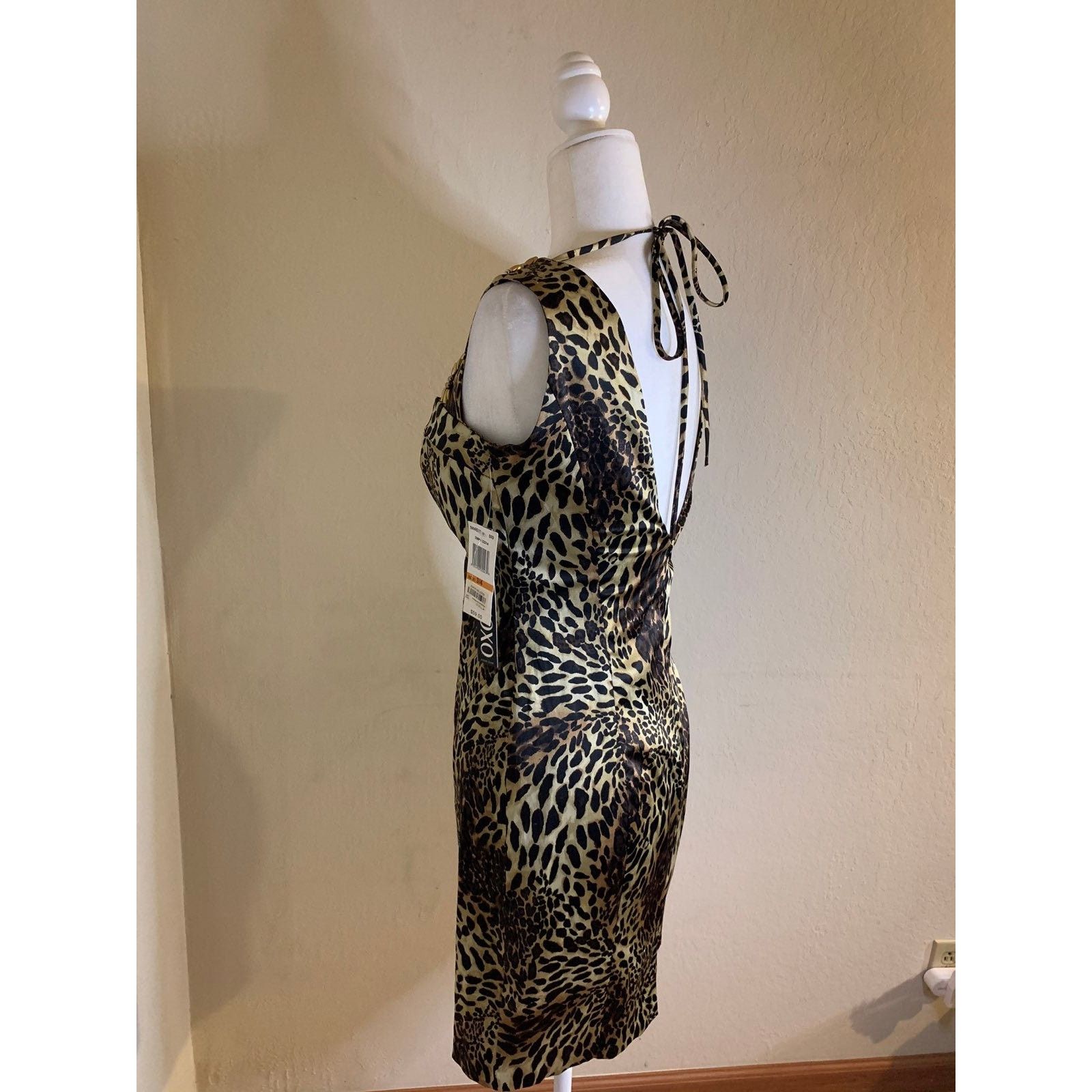 Other XOXO Leopard Dress Women Size 3/4 Mini Dress (NWT) Size S / US 4 / IT 40 - 8 Thumbnail