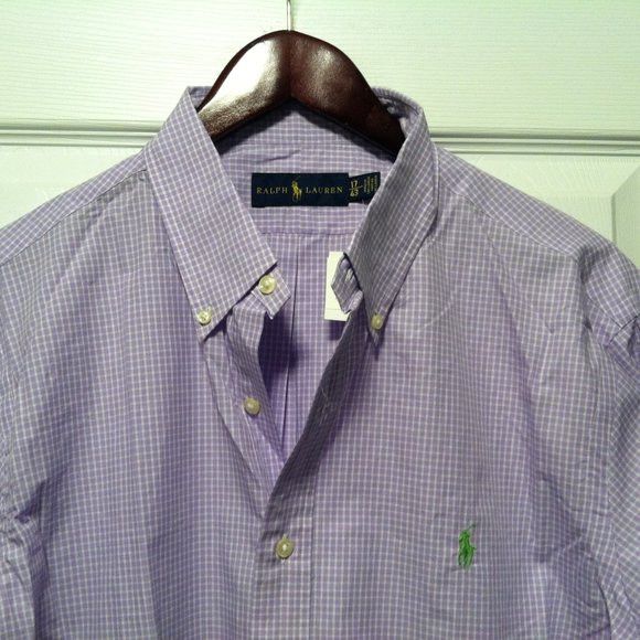 Polo Ralph Lauren POLO RALPH LAUREN MEN'S NEW 100%COTTON CASUAL SHIRT SIZE: 17 Size US XL / EU 56 / 4 - 2 Thumbnail