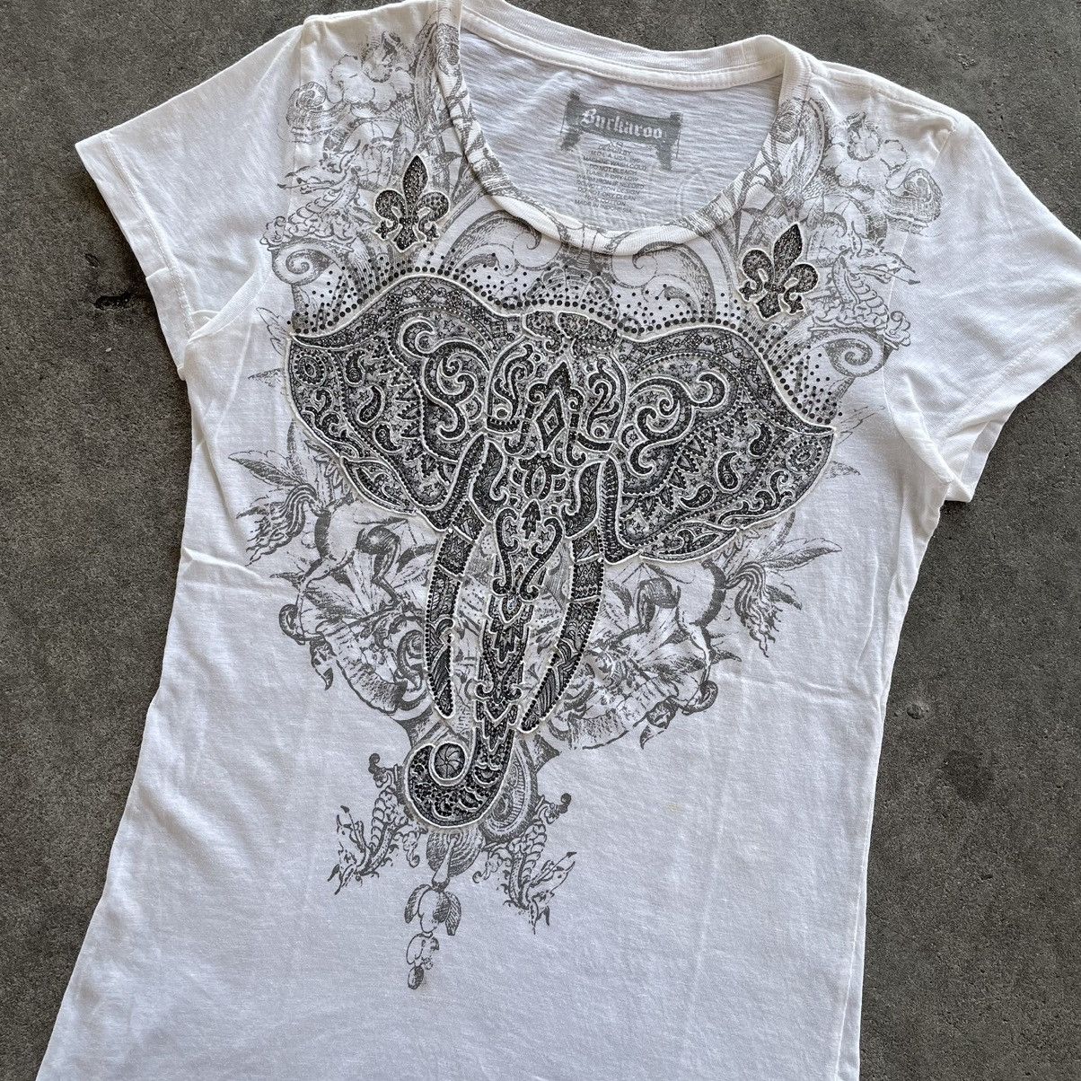 If Six Was Nine Buckaroo white elephant tribal tee ifsixwasnine styled Size US S / EU 44-46 / 1 - 3 Thumbnail