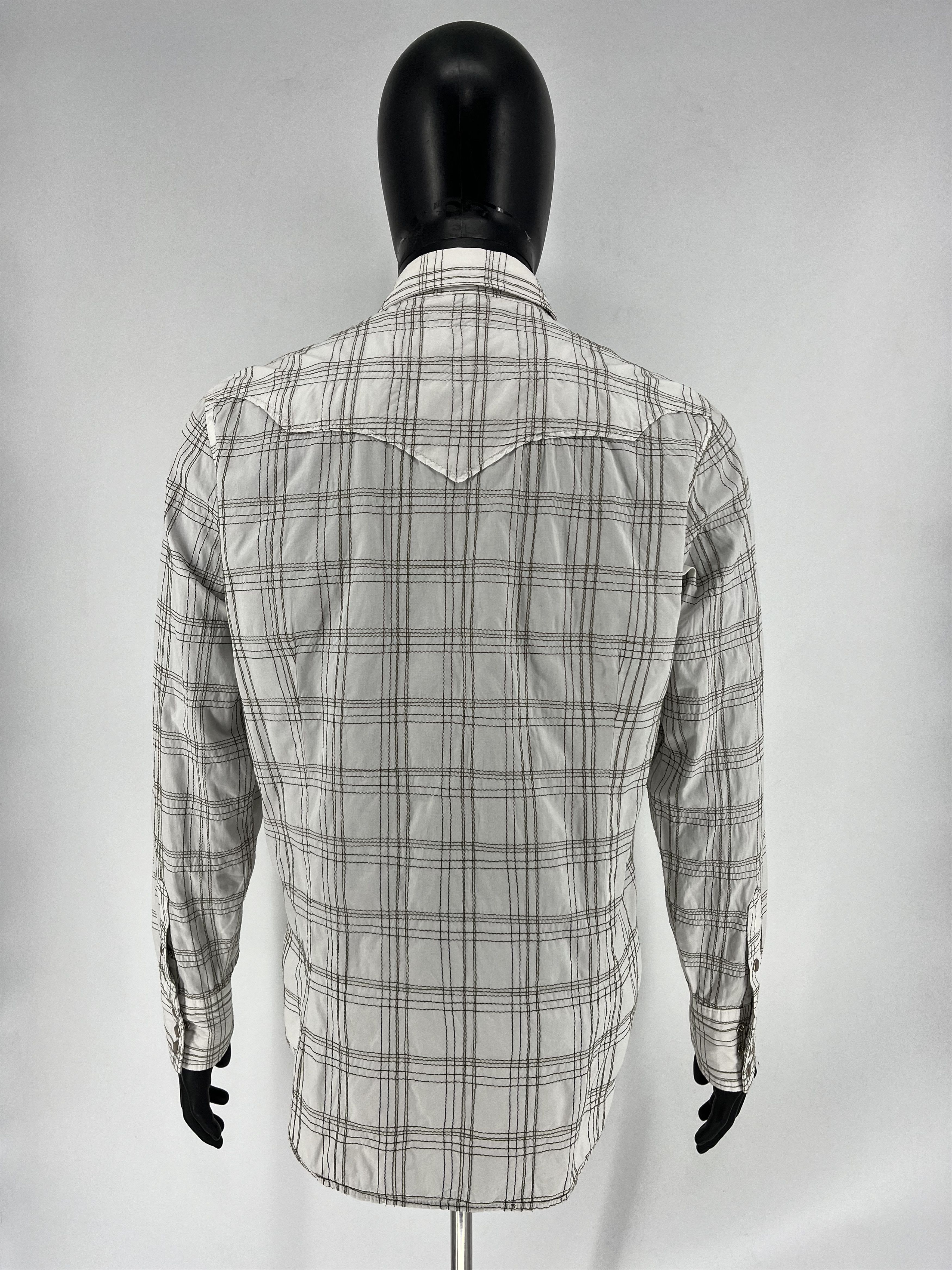 G-Star Vintage Y2K G Star Raw Men’s Plaid Shirt With Big Logo Size US XL / EU 56 / 4 - 11 Thumbnail