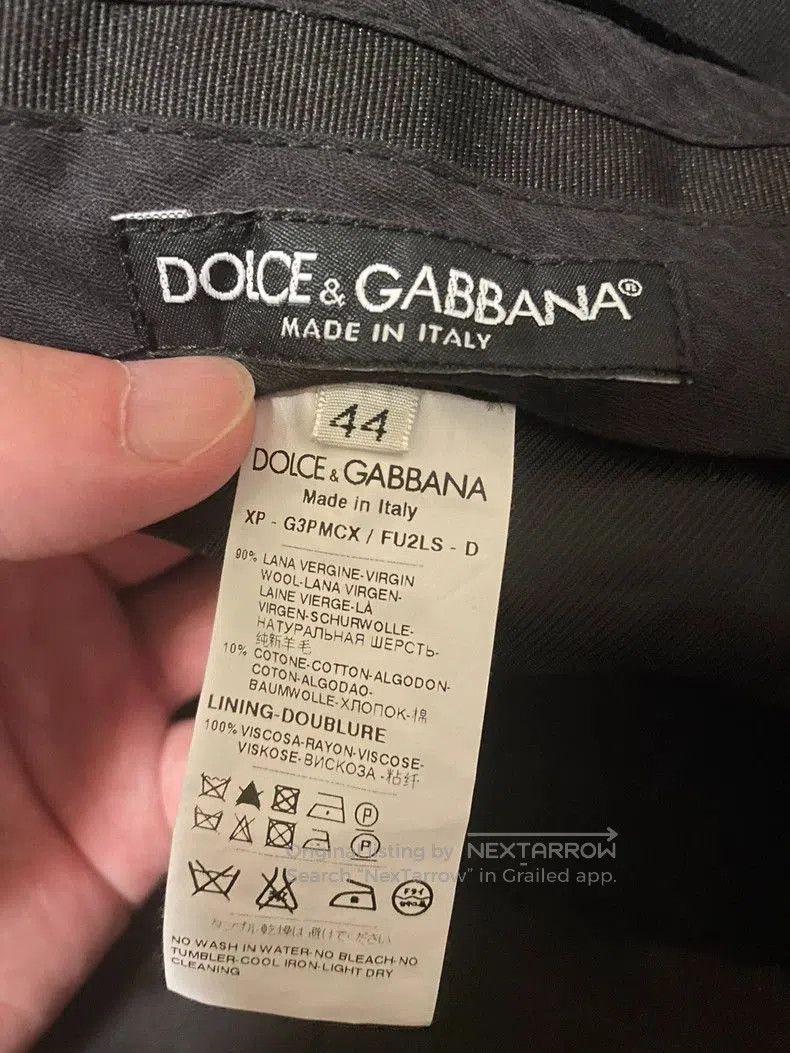 Dolce & Gabbana Dolce Gabbana Velvet Suit Set. Size US 44 / EU 60 - 9 Thumbnail