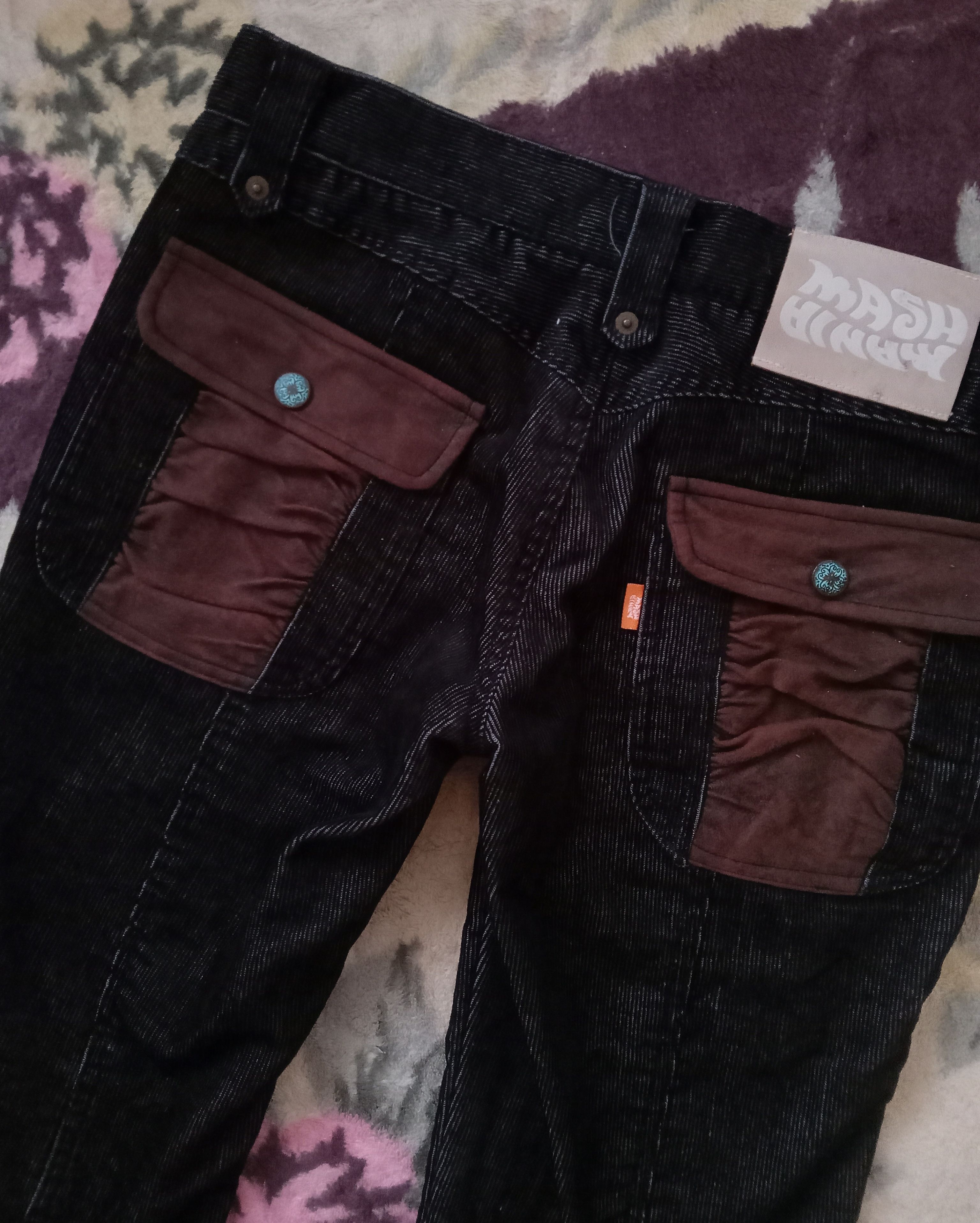 Japanese Brand Mash Mania Rare Flare Corduroy Pants Size 30" / US 8 / IT 44 - 4 Thumbnail