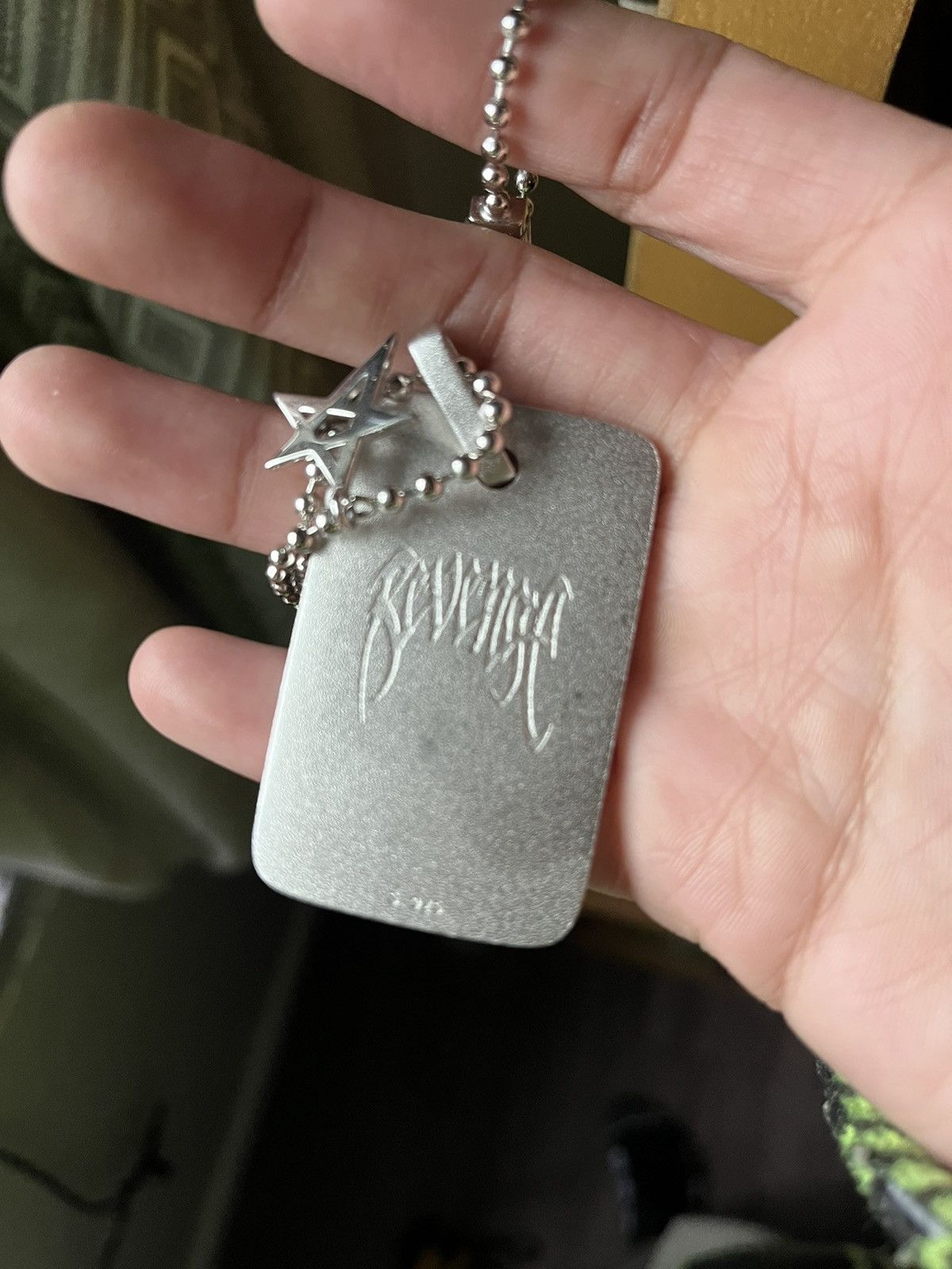 Revenge Revenge Dog tag chain Size ONE SIZE - 8 Thumbnail
