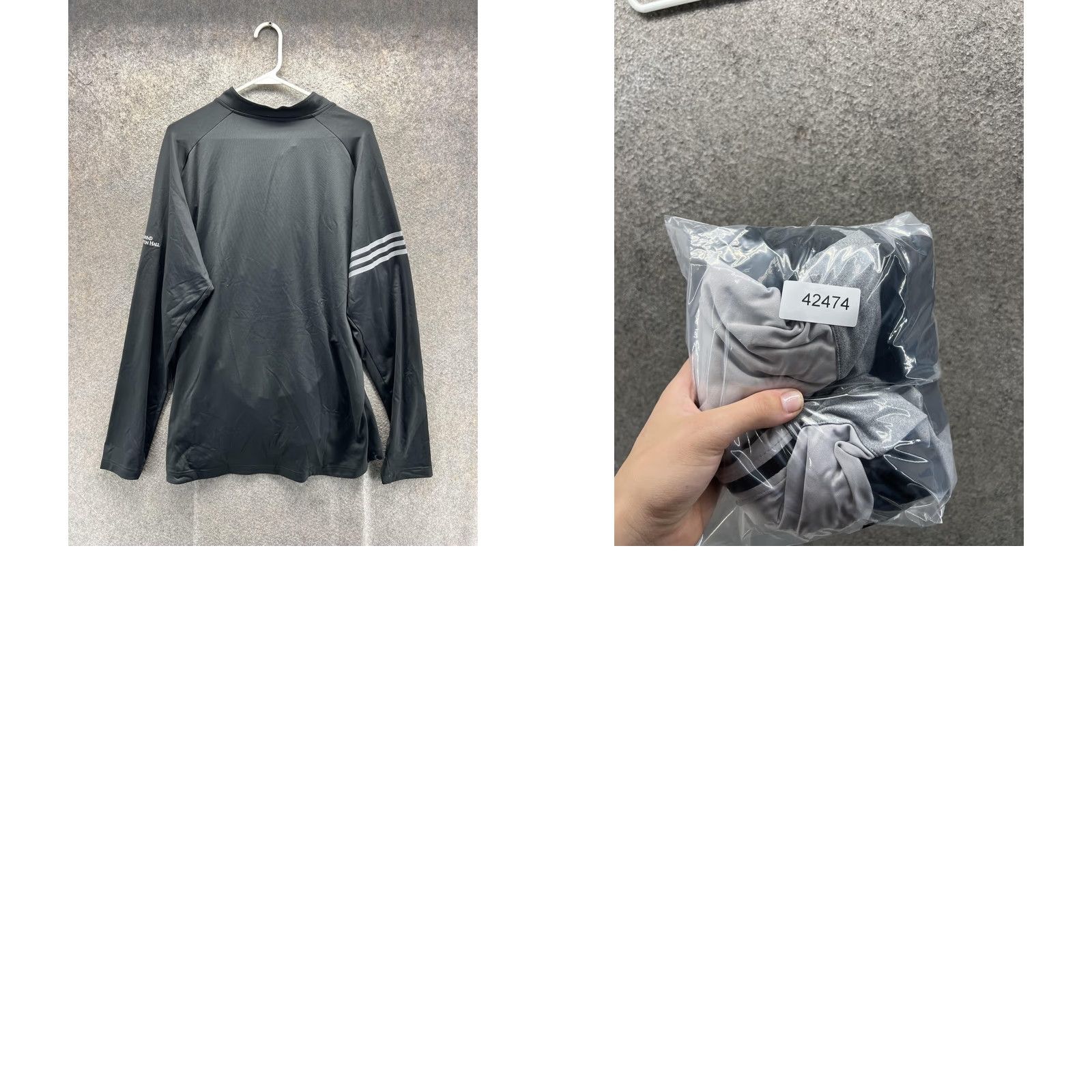 Adidas Adidas Pullover Mens L Gray 1/4 Zip Colorblock Hampton Hall Golf Shirt Top Size US L / EU 52-54 / 3 - 9 Thumbnail