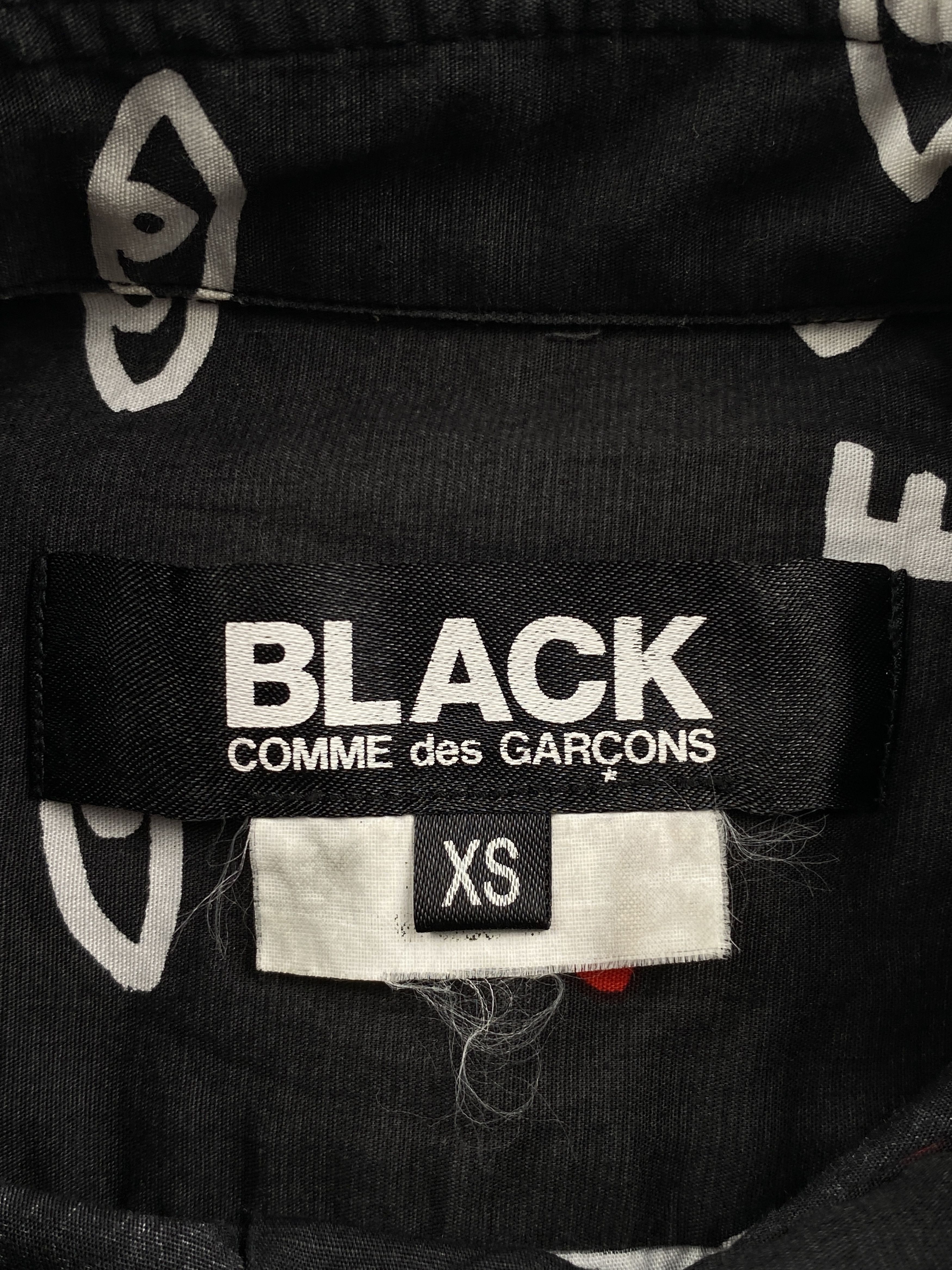 Comme des Garcons Black AD2015 Eyes All-Over Print Flannel Long Sleeves Shirt Size US XS / EU 42 / 0 - 13 Thumbnail