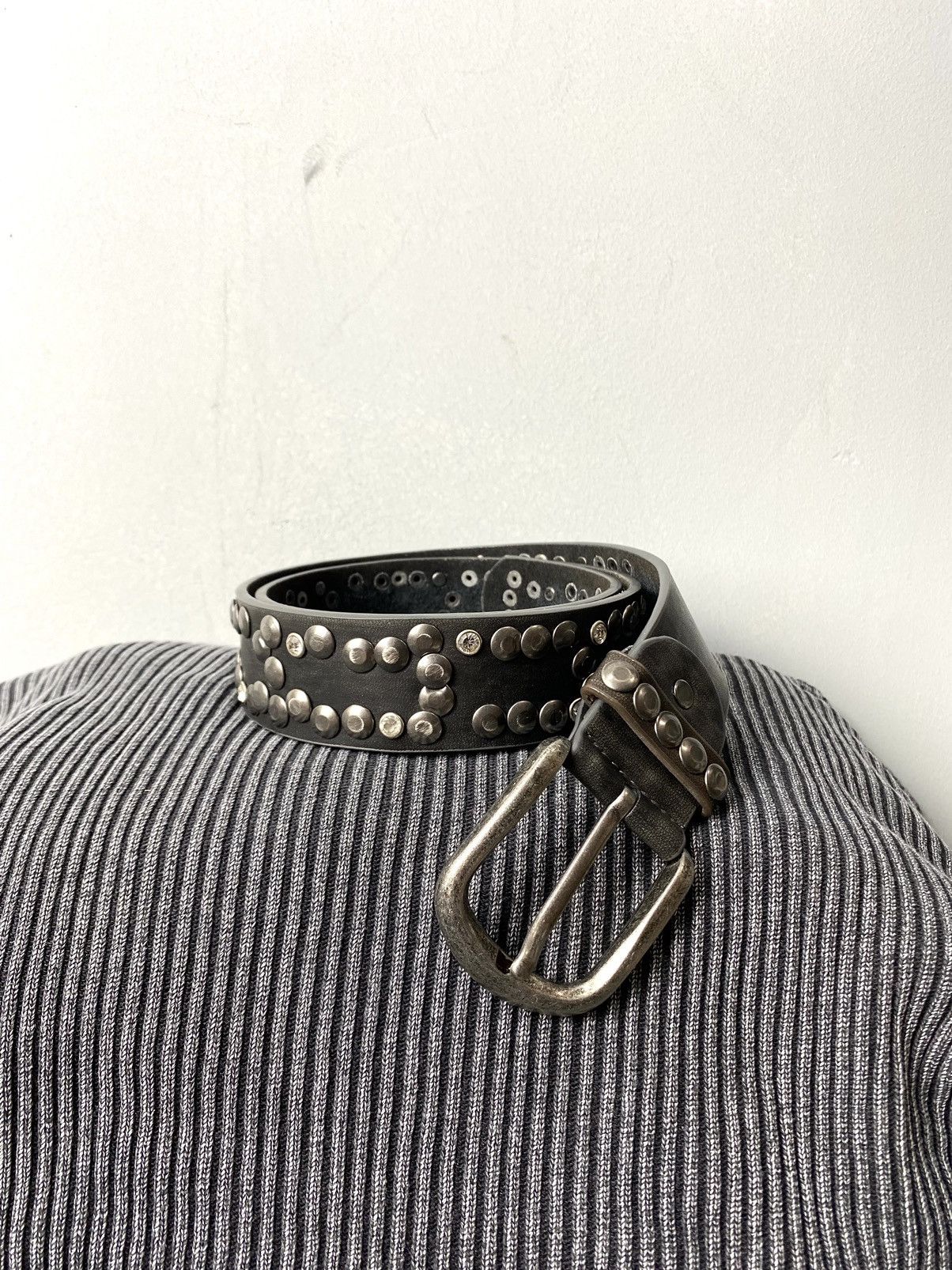Japanese Brand Vintage Crazy Metal Belt Drip Japanese Hype bb Simon Size ONE SIZE - 1 Thumbnail