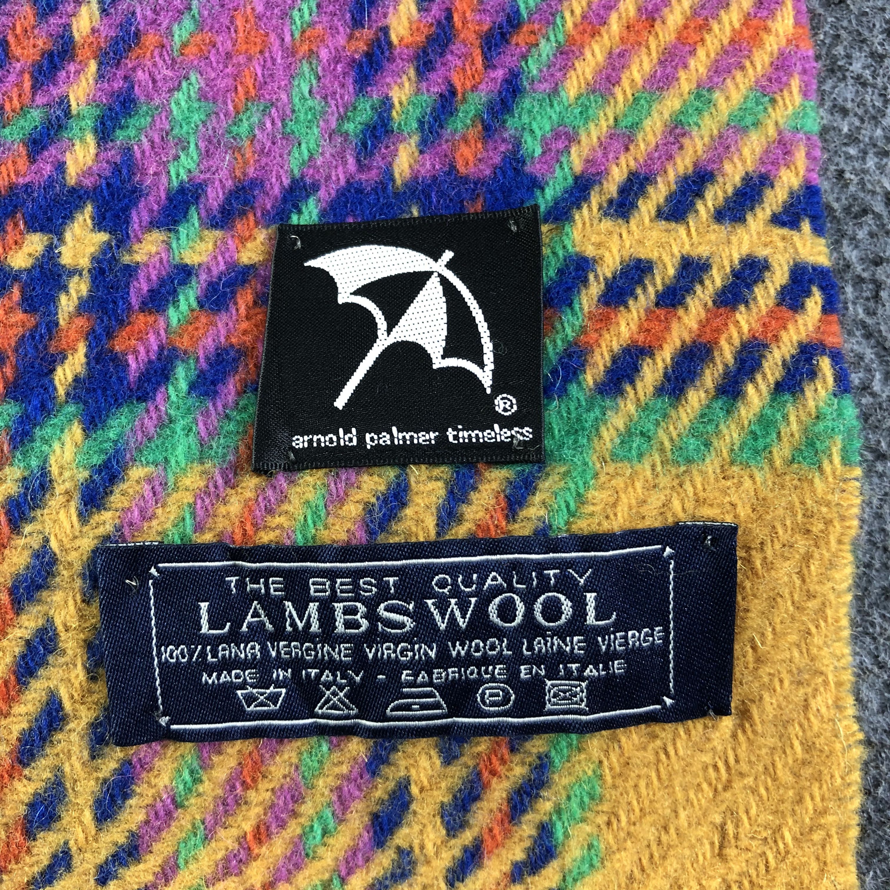 Vintage Arnold Parmer Scarf / Muffler / Neckwear P653 Size ONE SIZE - 5 Thumbnail