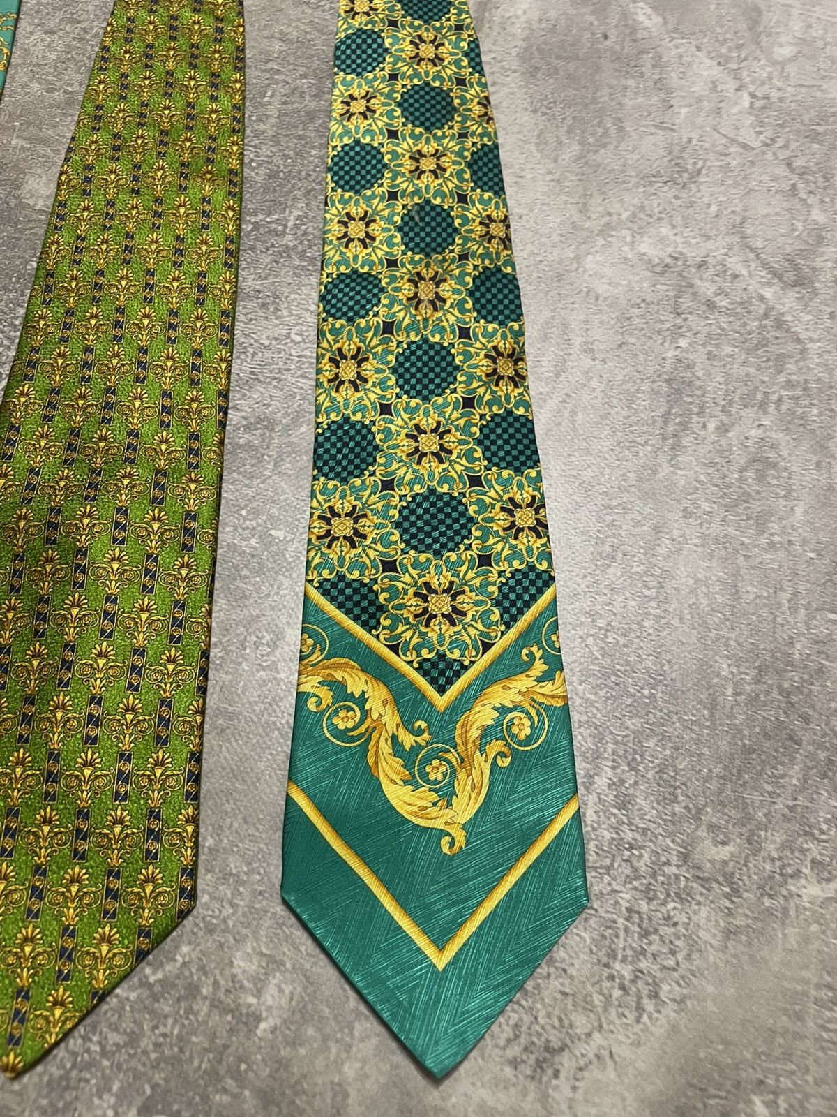 Versace x3 Vintage Gianni Versace Monogram Silk Ties Size ONE SIZE - 24 Thumbnail