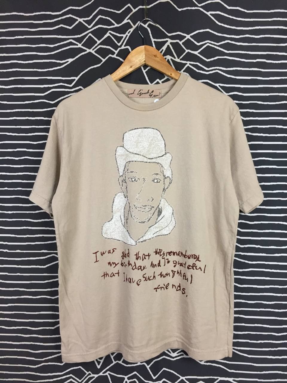 Japanese Brand Enoch Eternal Made In Japan Grateful Friends Quote Tee Size US L / EU 52-54 / 3 - 1 Thumbnail