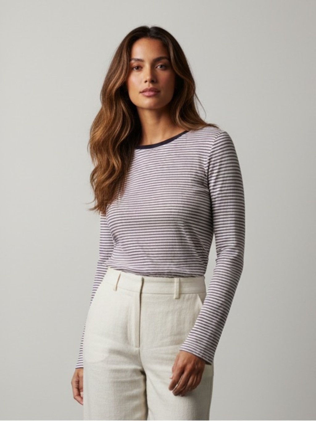 Other Caution To The Wind Striped Ribbed Long Sleeve M Earthy Size S / US 4 / IT 40 - 1 Thumbnail