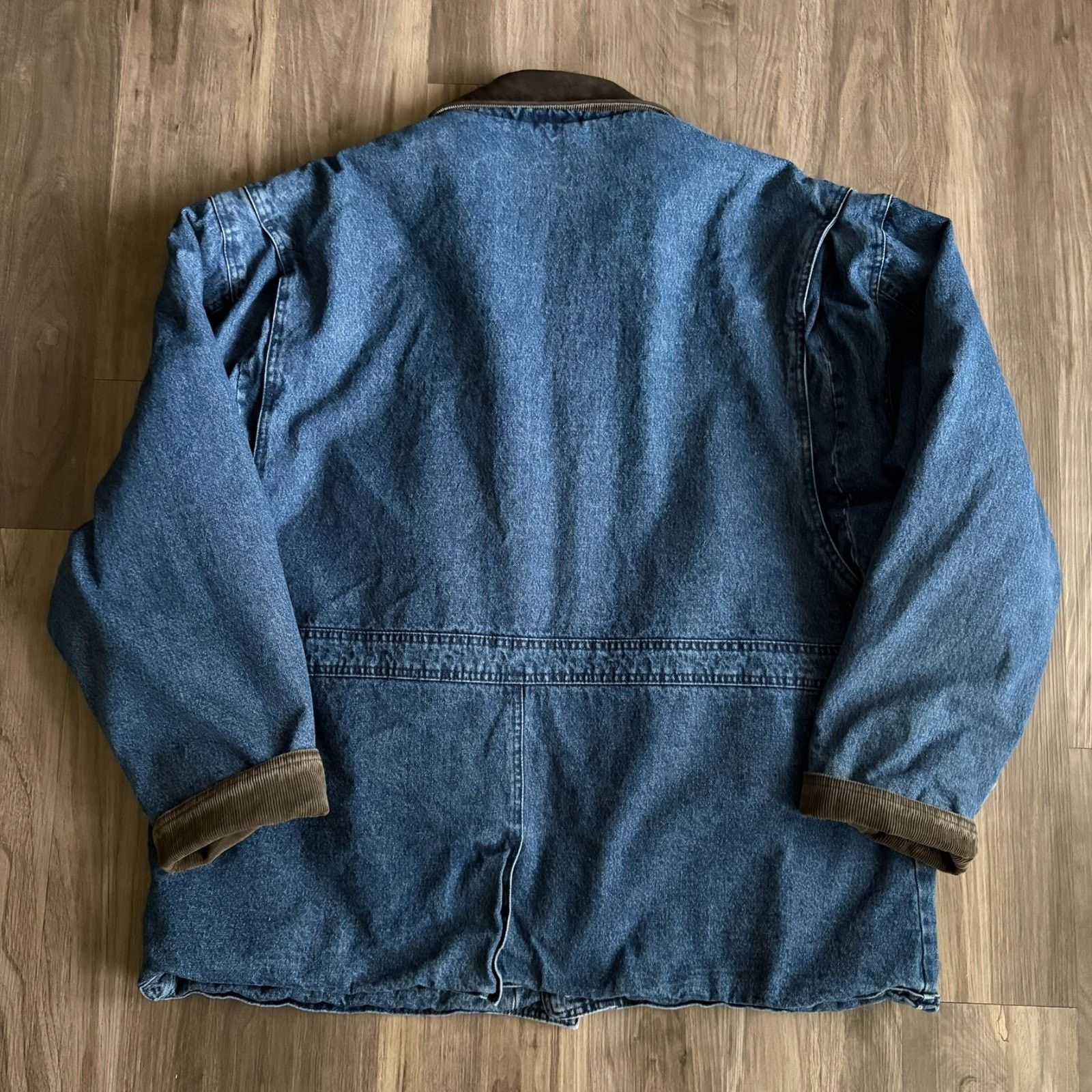 Ivy Crew × Vintage Vintage Denim Barn Chore Jacket Coat Men's Size 2XL Flannel Size US XXL / EU 58 / 5 - 8 Thumbnail