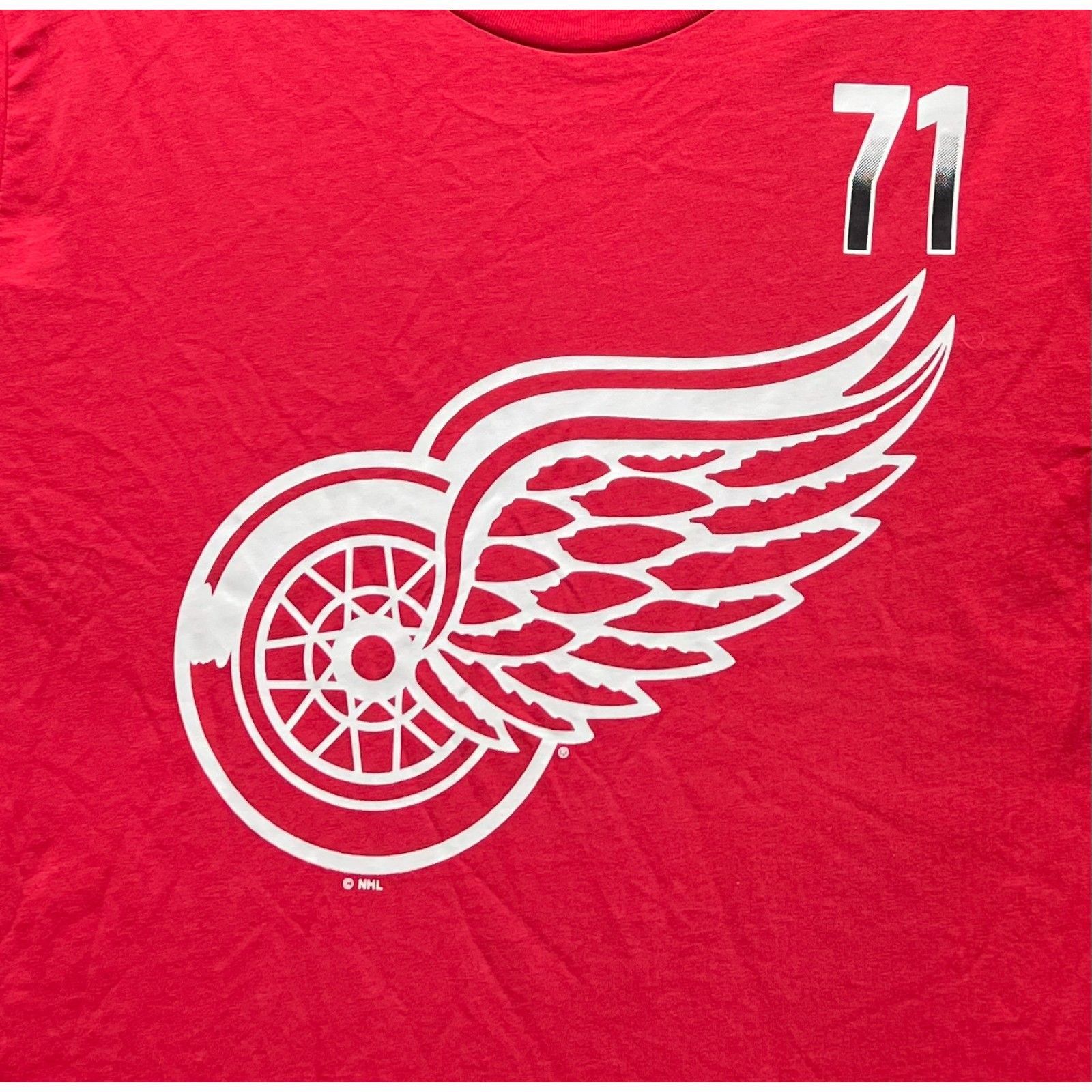Other PROEDGE - Men's Detroit Red Wing T-Shirt - Red - Large (42/4 Size US L / EU 52-54 / 3 - 11 Thumbnail