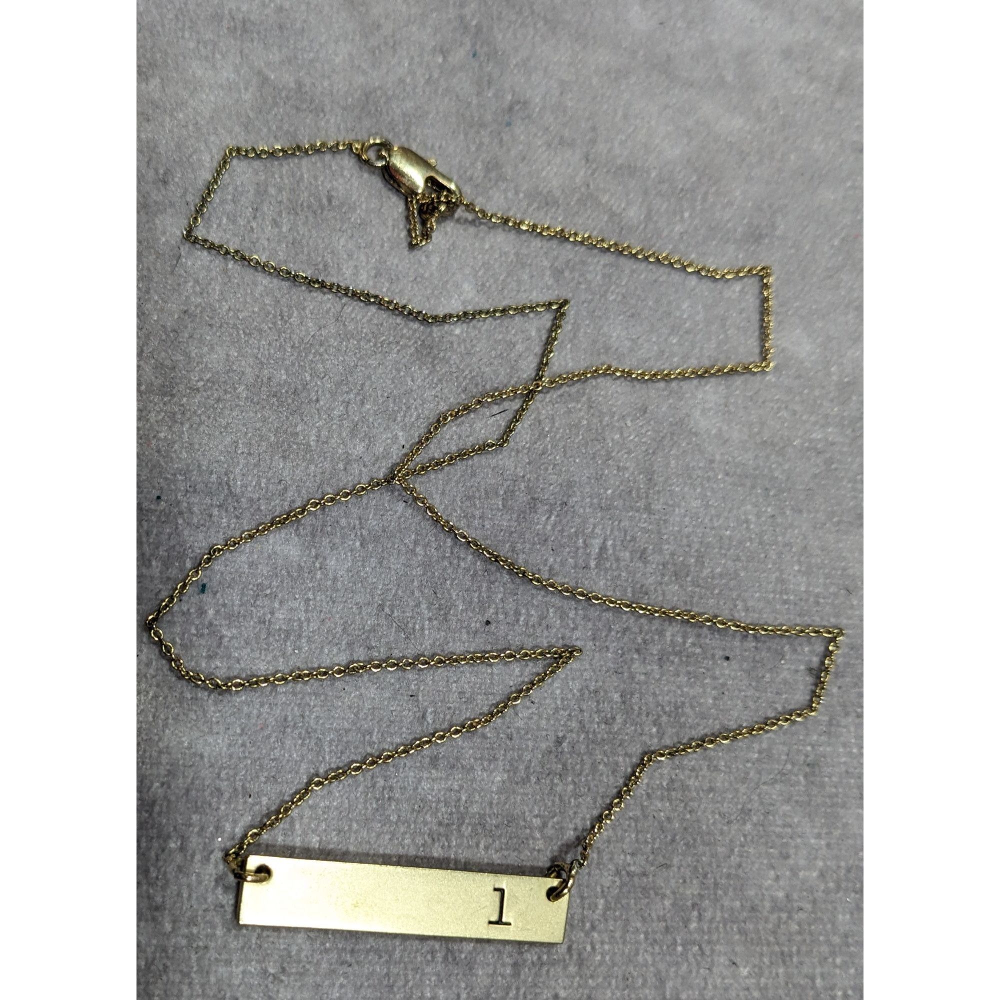 Other Simple Elegant Letter L Initial Gold Tone Pendant Necklace Size ONE SIZE - 10 Thumbnail