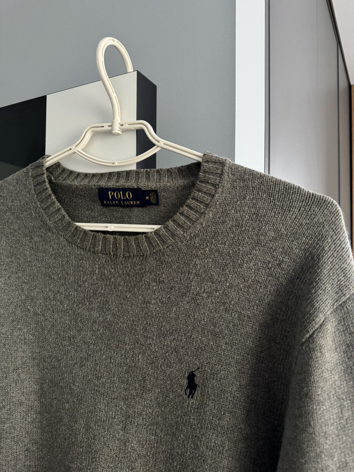 Polo Ralph Lauren Polo Ralph Lauren Vintage Sweater Knit Dark Gray Size M Size US M / EU 48-50 / 2 - 3 Thumbnail