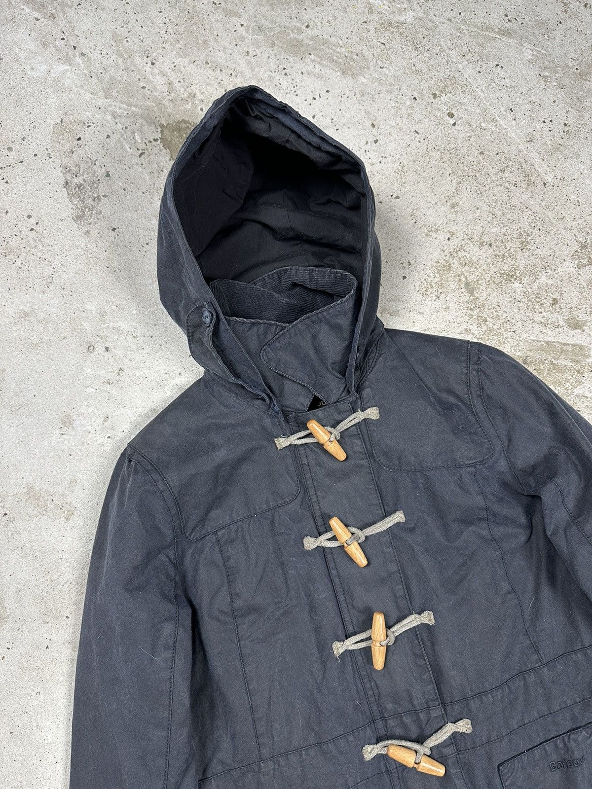 Barbour × Vintage Barbour Navy Vintage Buttermere Waxed Cotton Jacket Size M / US 6-8 / IT 42-44 - 7 Thumbnail