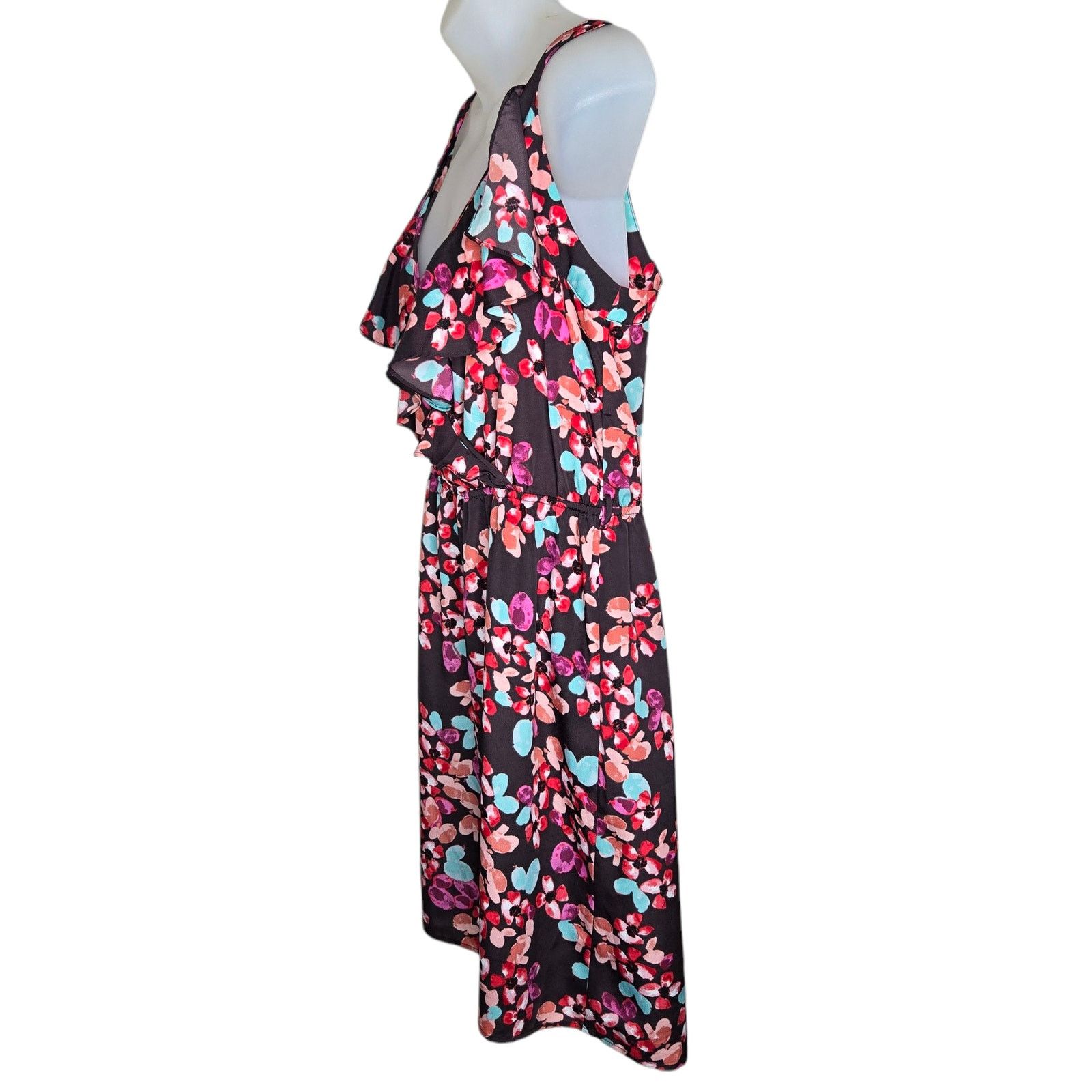 Other Fynn and Rose Womens Floral Dress Large Anthropologie Size L / US 10 / IT 46 - 4 Thumbnail