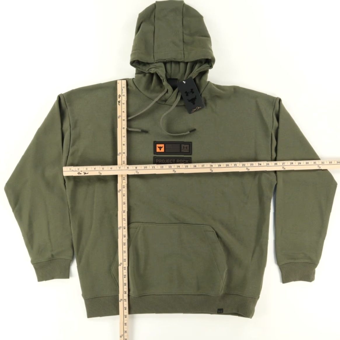 Under Armour Under Armour Project Rock Veteran's Day Hoodie Green Men's XL Shirt Size US XL / EU 56 / 4 - 3 Thumbnail