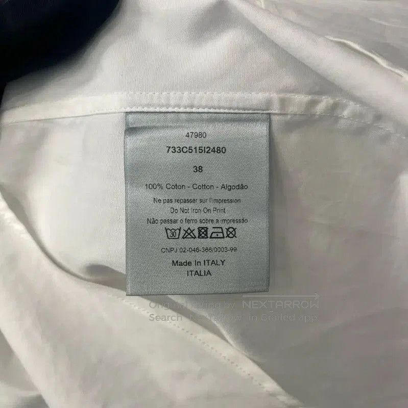 Dior Dior White Cotton Short Sleeve T-shirt . Size US XS / EU 42 / 0 - 4 Thumbnail