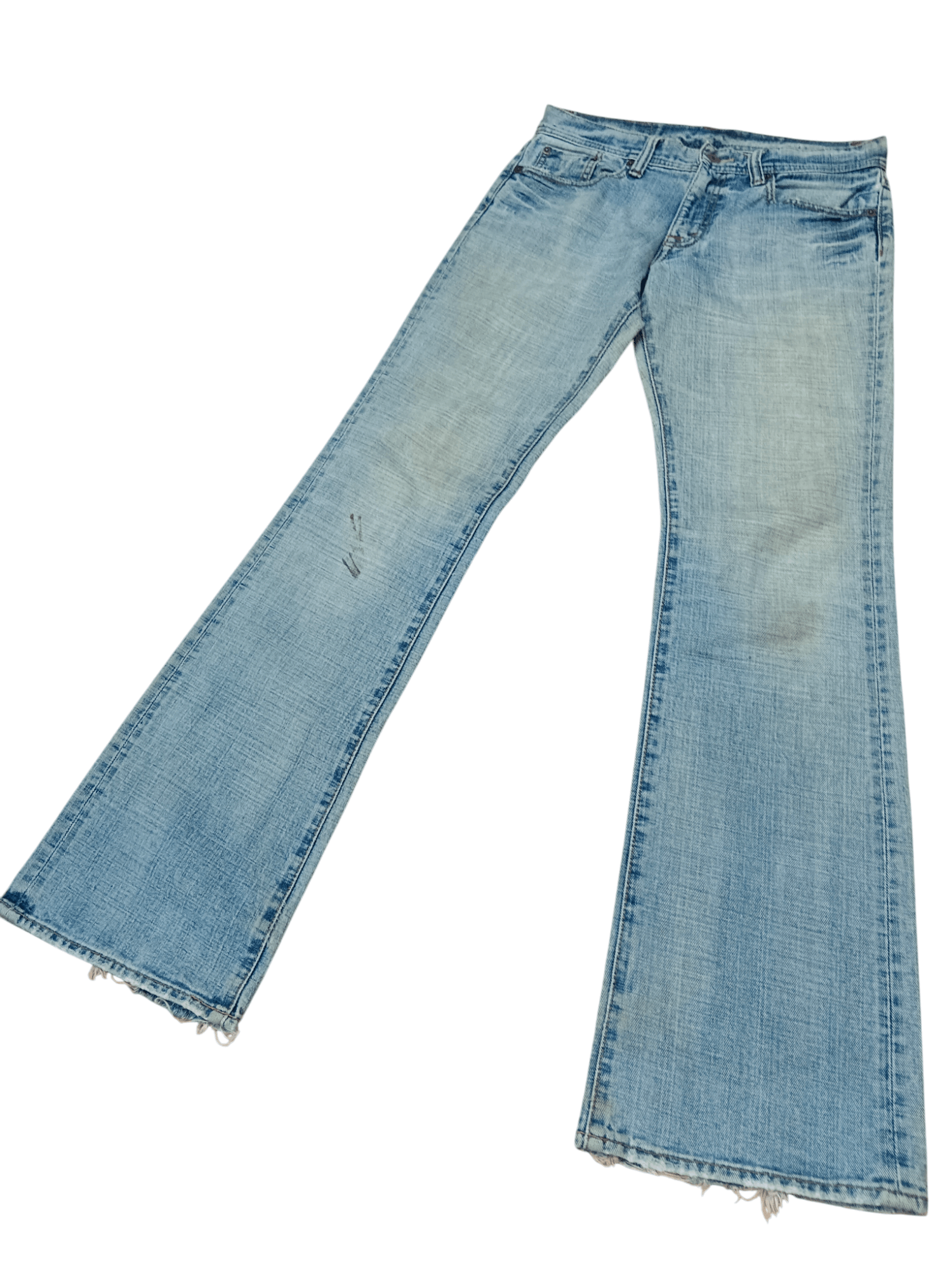 Iron Heart GLHEART Limited Edition Distressed Flare Denim Size US 30 / EU 46 - 3 Thumbnail