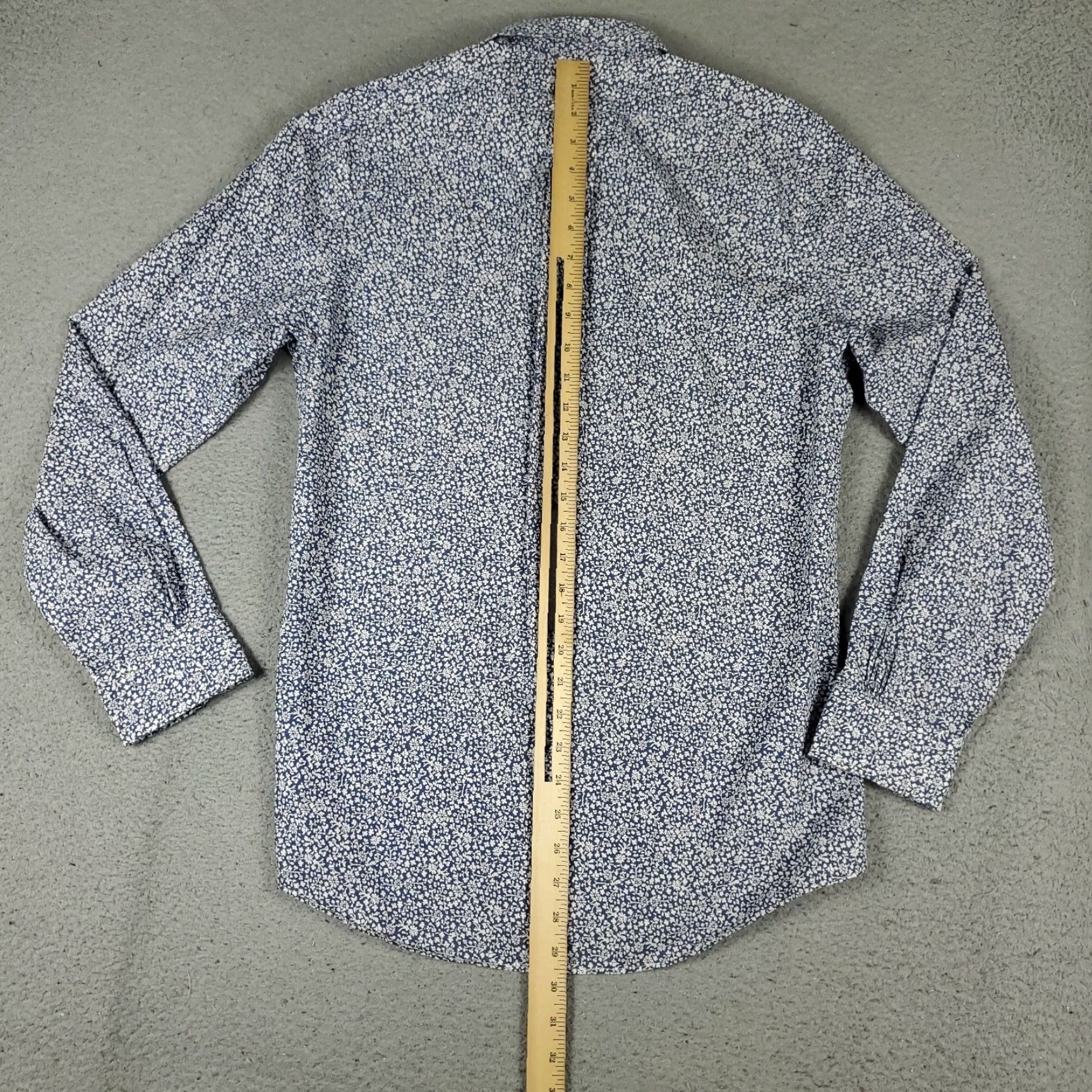 Brooks Brothers Brooks Brothers Shirt Mens Small Blue White Floral Regent Button Up Long Sleeve Size US S / EU 44-46 / 1 - 3 Thumbnail
