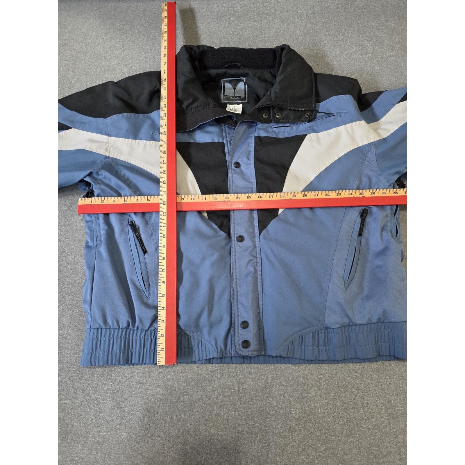 Other Couloir Ski Snow Jacket Coat Men's Size 48. Blue Black Hood Size US M / EU 48-50 / 2 - 3 Thumbnail