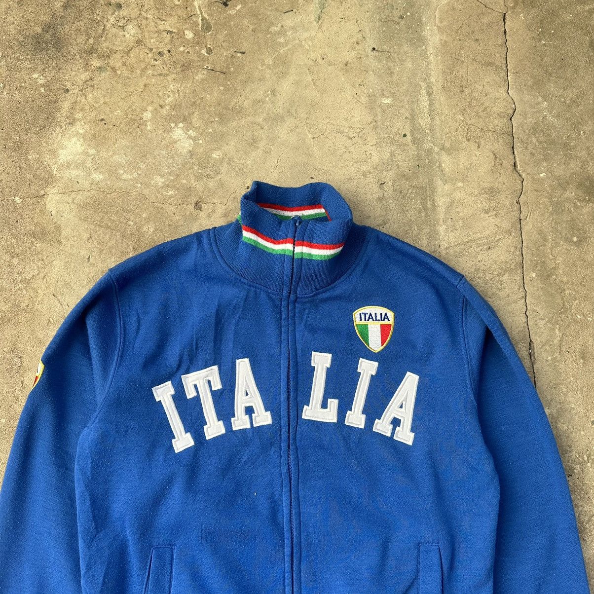 Other Vintage Italia y2k Embroidered Spellout Logo Zip Up Hoodie Size US M / EU 48-50 / 2 - 7 Thumbnail