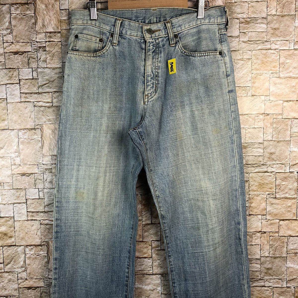Japanese Brand Uniqlo japan vintage faded Blue Denim Pants #A955 Size US 30 / EU 46 - 5 Thumbnail