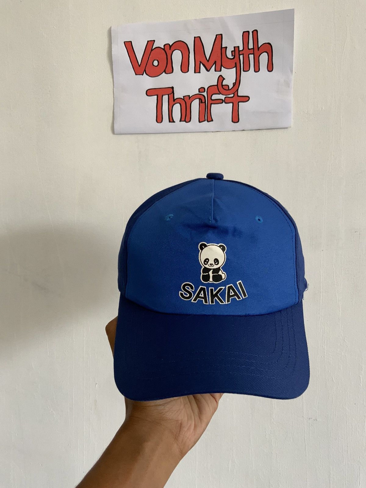 Japanese Brand Sakai Panda Indigo Mizuno Japan Trucker Hat Size ONE SIZE - 5 Thumbnail