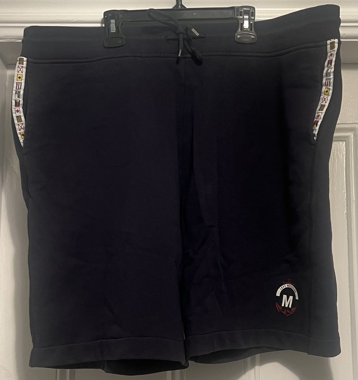 Moschino Authentic Love Moschino flags shorts navy XXL Size US 44 / EU 60 - 1 Thumbnail