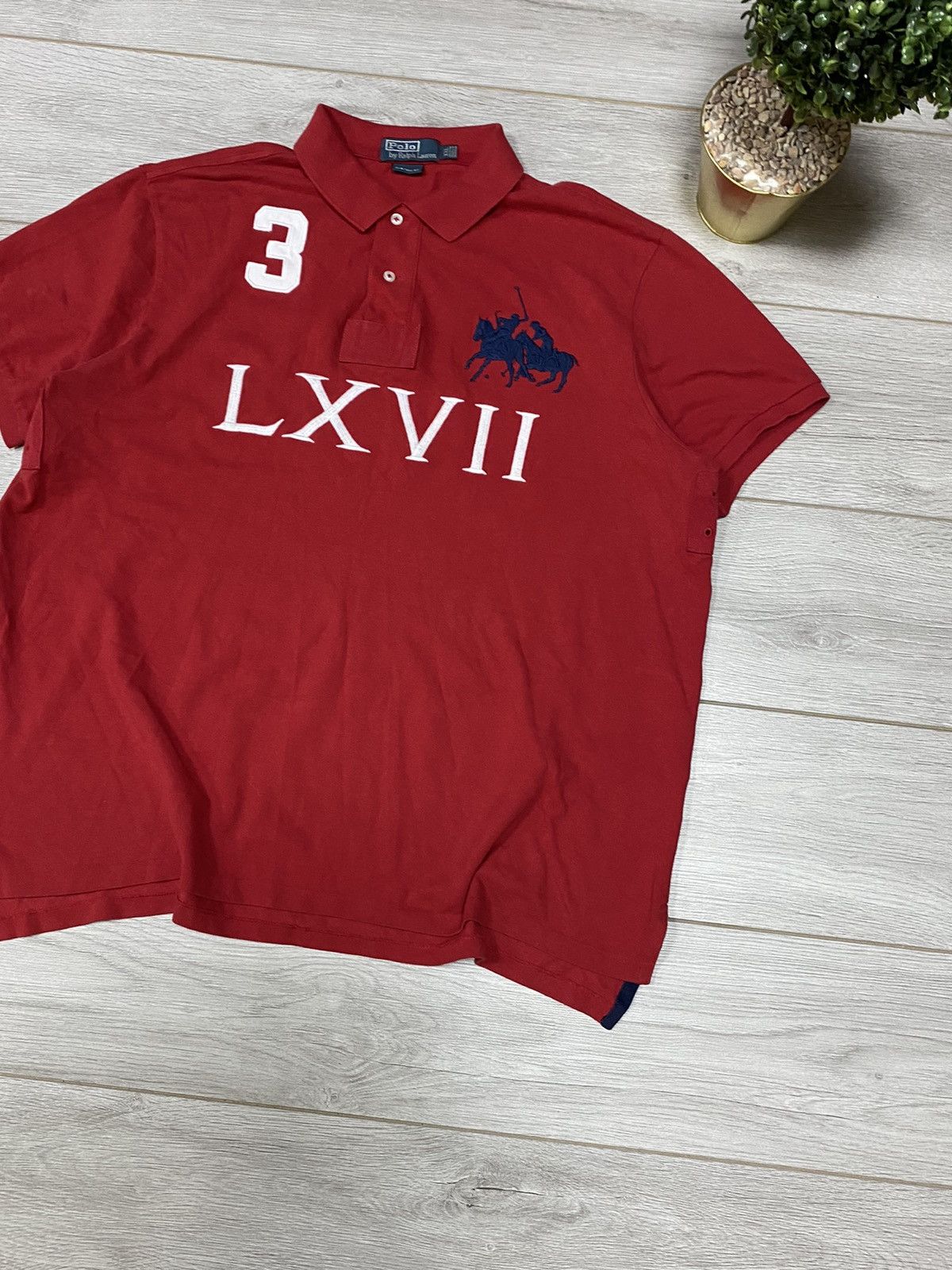 Ralph Lauren Polo Ralph Lauren LZVII riders vintage embro logo shirt Size US XXL / EU 58 / 5 - 6 Thumbnail