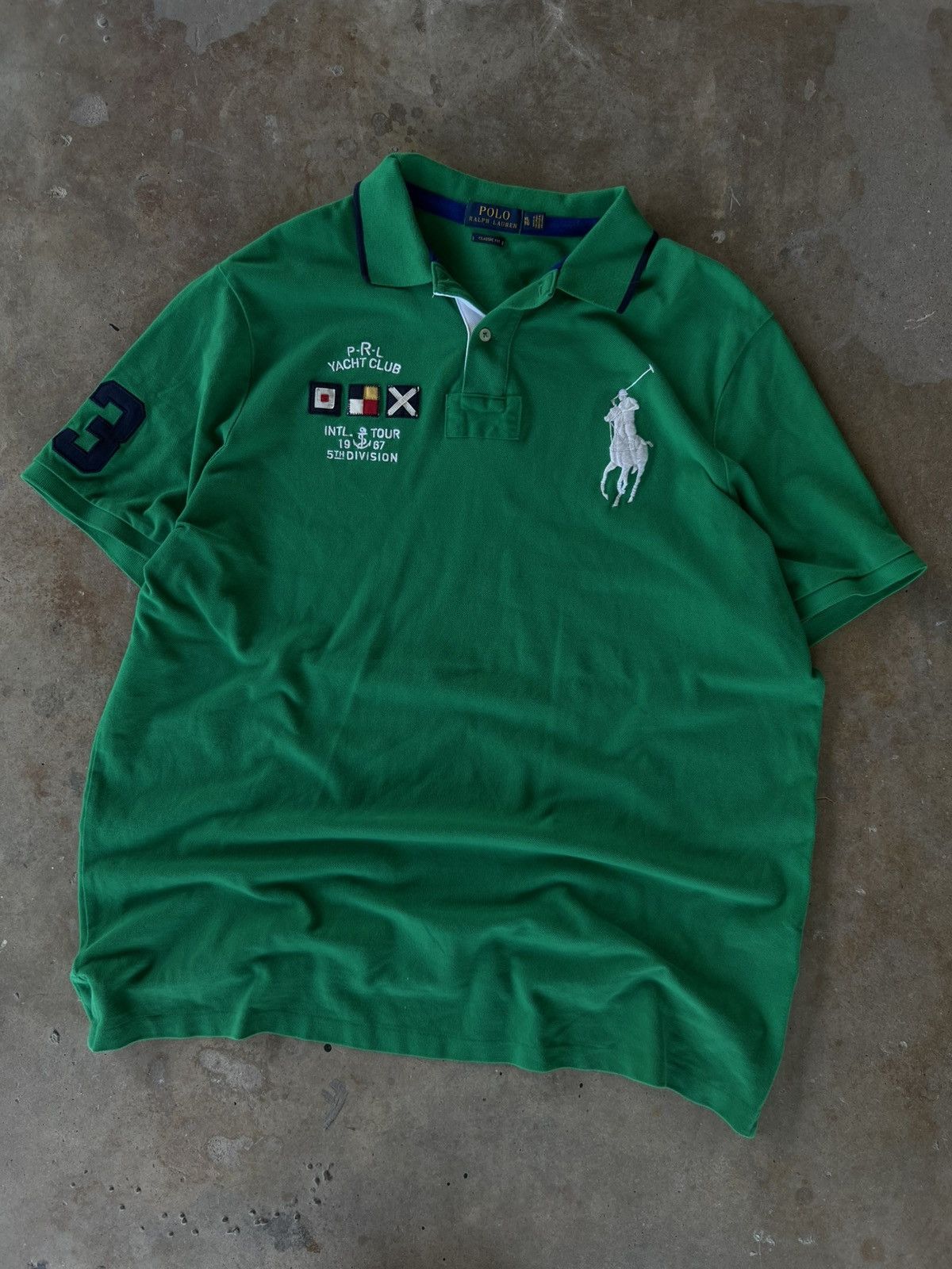 Polo Ralph Lauren Vintage Polo Ralph Lauren Button Up Polo Shirt Size US XL / EU 56 / 4 - 2 Thumbnail