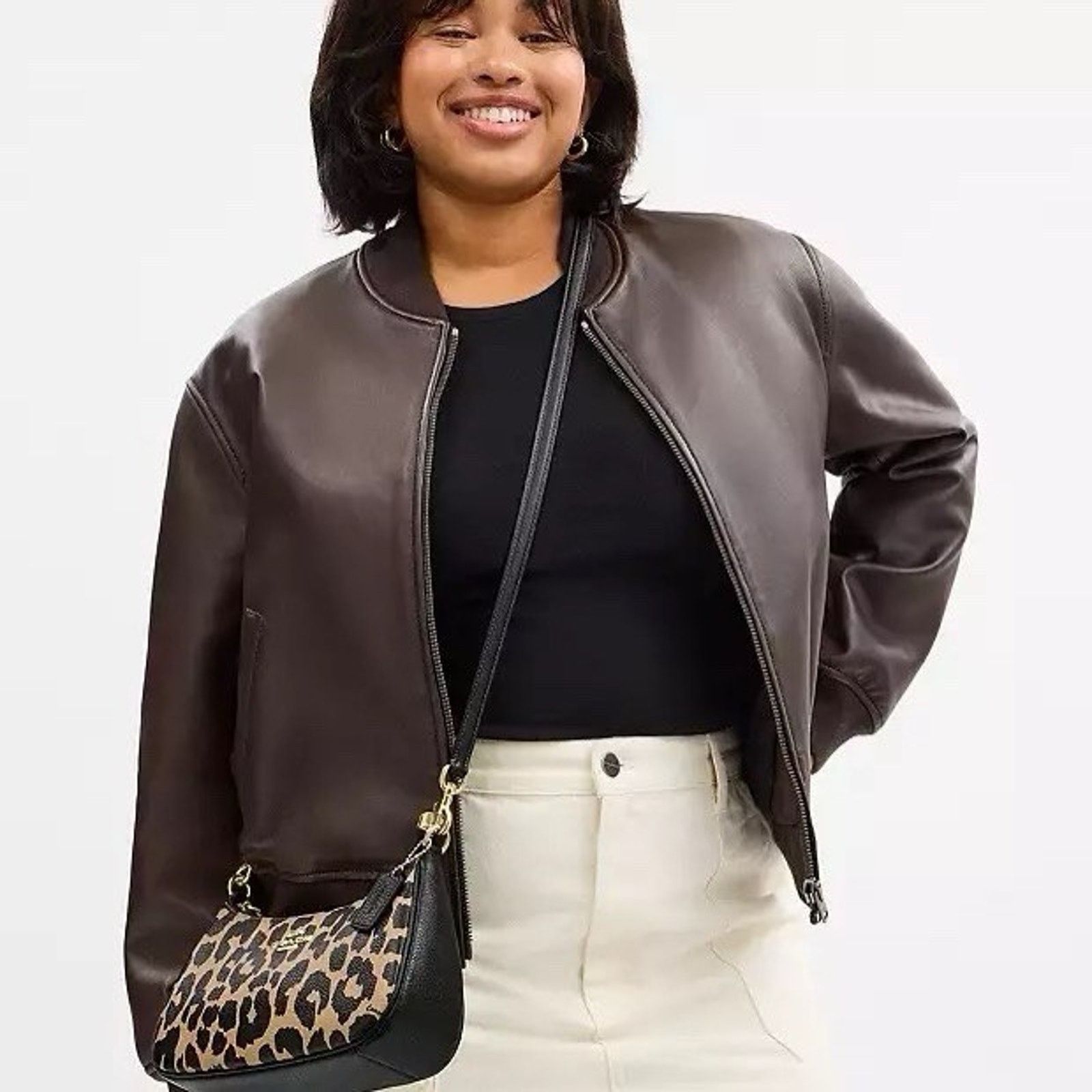 Coach NWT COACH Teri Shoulder Bag Leopard CBH61 Leopard Crossbody Size ONE SIZE - 8 Thumbnail