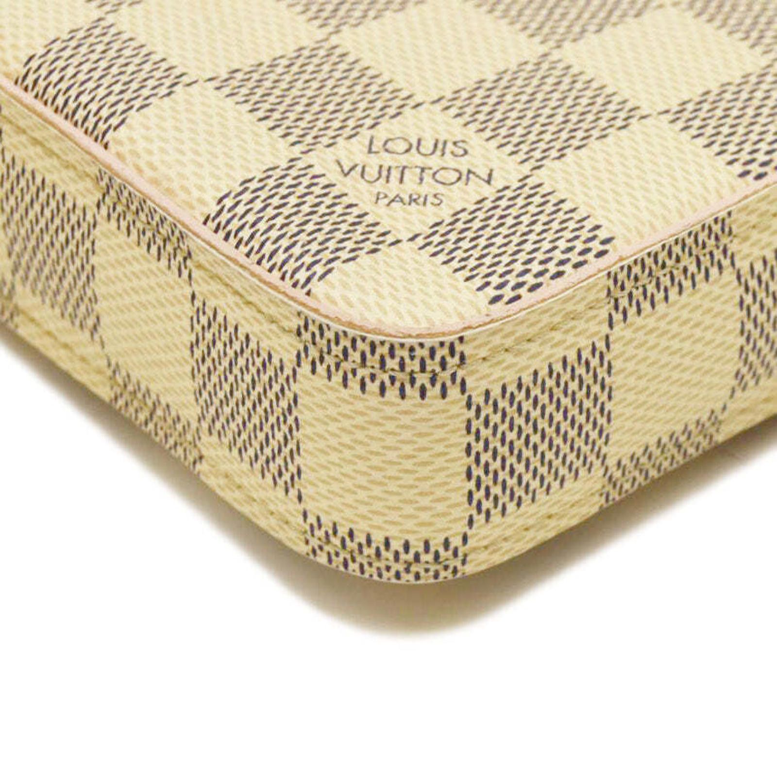Louis Vuitton Louis Vuitton Damier Azur Calfskin Pochette Felicie MI1129 Size ONE SIZE - 7 Thumbnail