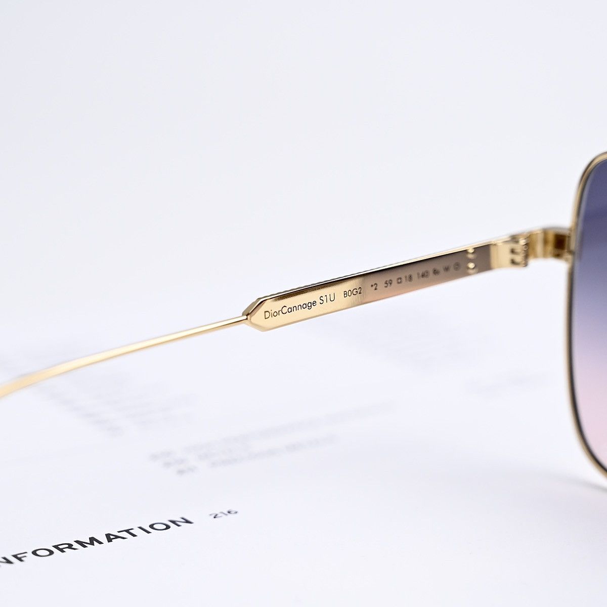 Dior DIOR DIORCANNAGE S1U B0G2 SUNGLASSES Size ONE SIZE - 7 Thumbnail