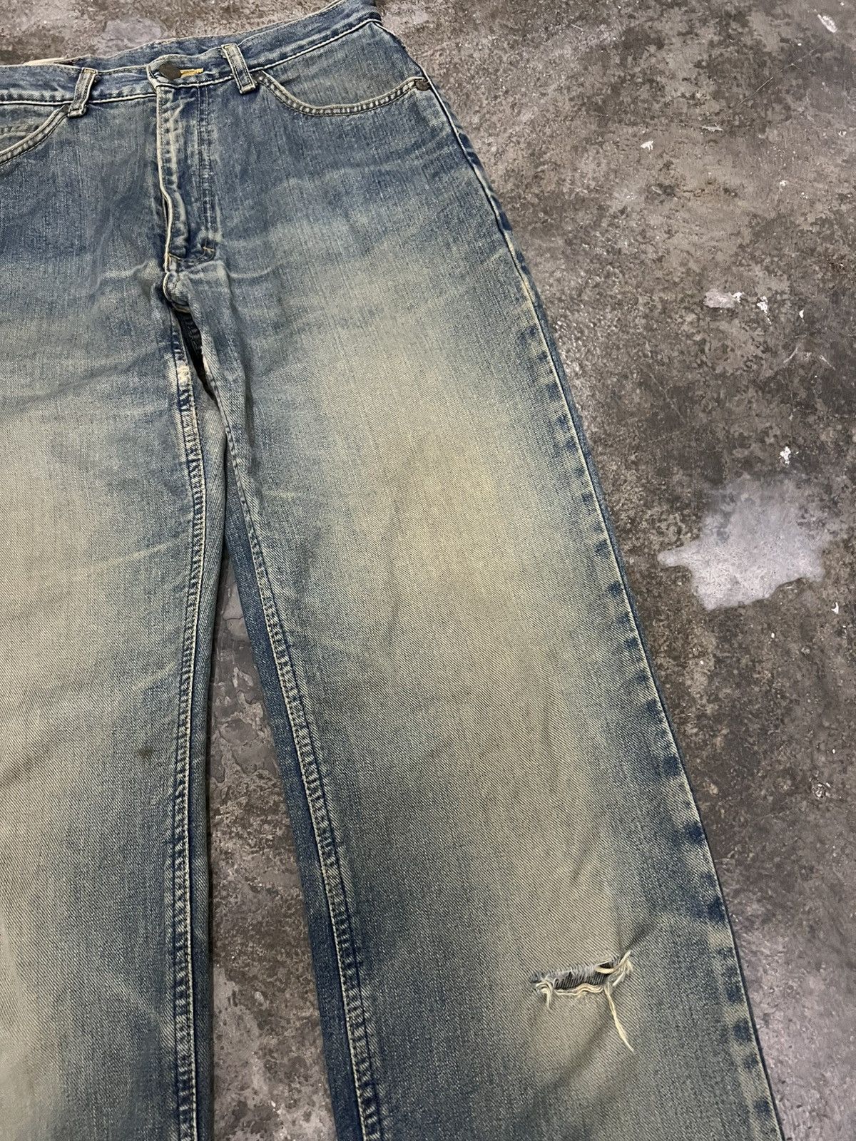 Japanese Brand LEE RIDERS DISTRESSED JEAN Size US 28 / EU 44 - 7 Thumbnail