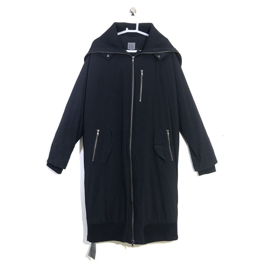 Calvin Klein Calvin Klein Long Hooded Jacket Size M / US 6-8 / IT 42-44 - 1 Thumbnail