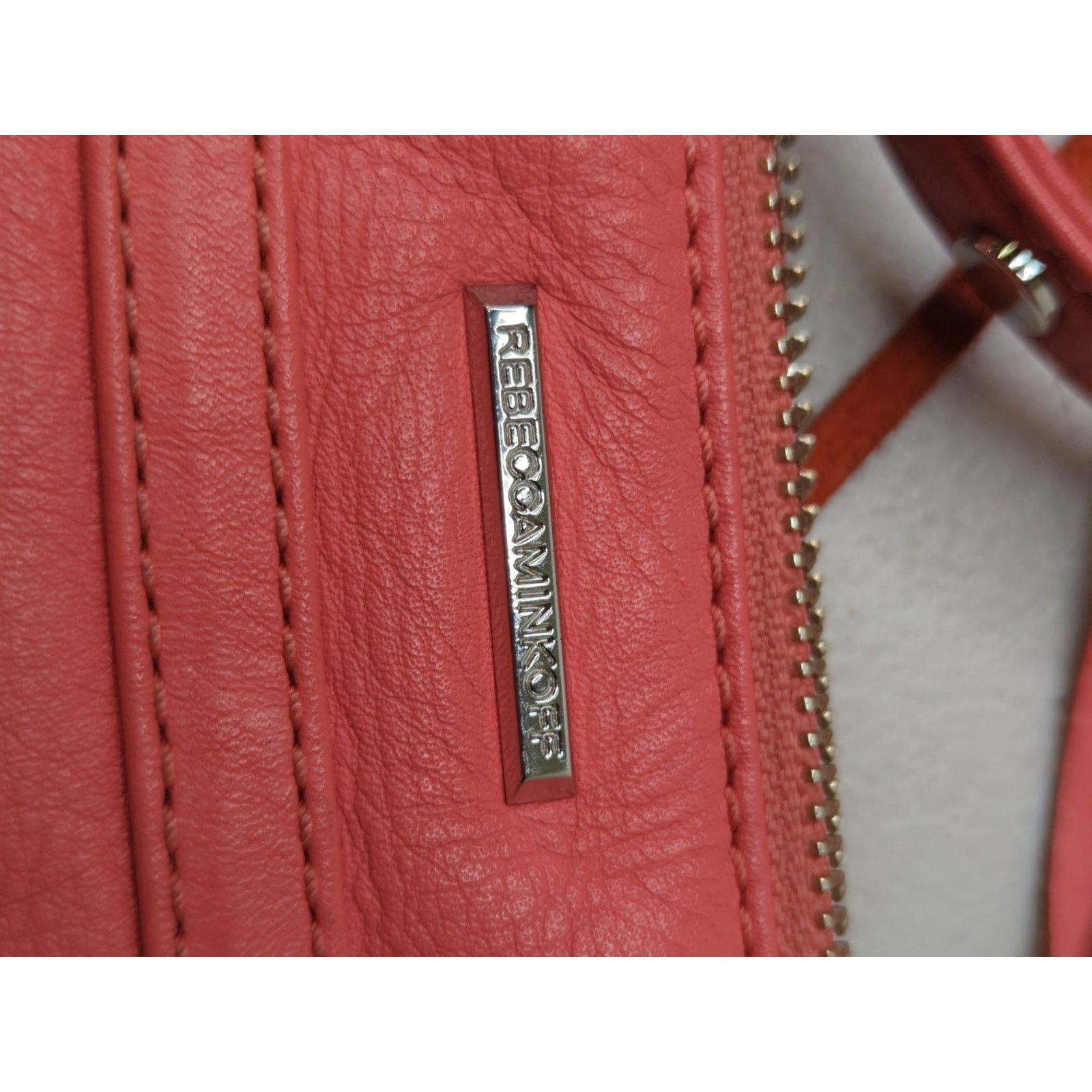 Rebecca Minkoff Rebecca Minkoff Coral Leather Silver Mini Mac Crossbody Bag Size ONE SIZE - 7 Thumbnail