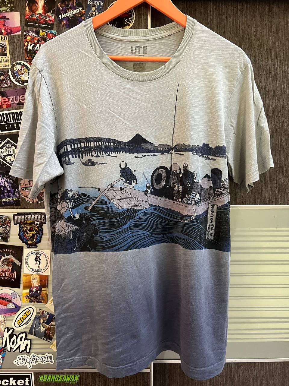 Cartoon Network × Uniqlo UNIQLO HOKUSAI BLUE Size US L / EU 52-54 / 3 - 1 Thumbnail